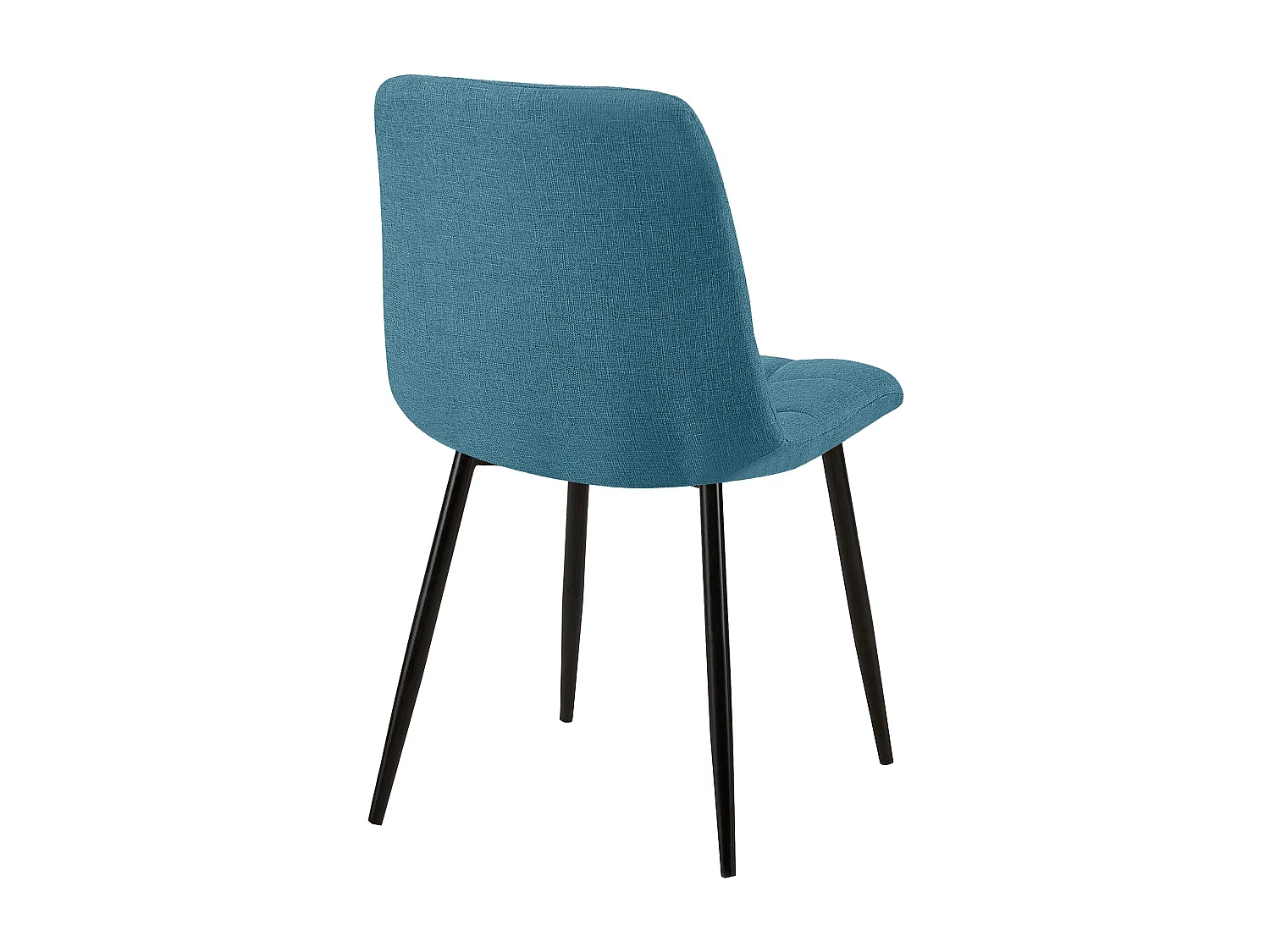 chaise salle à manger - Tissu - Bleu - Tilde