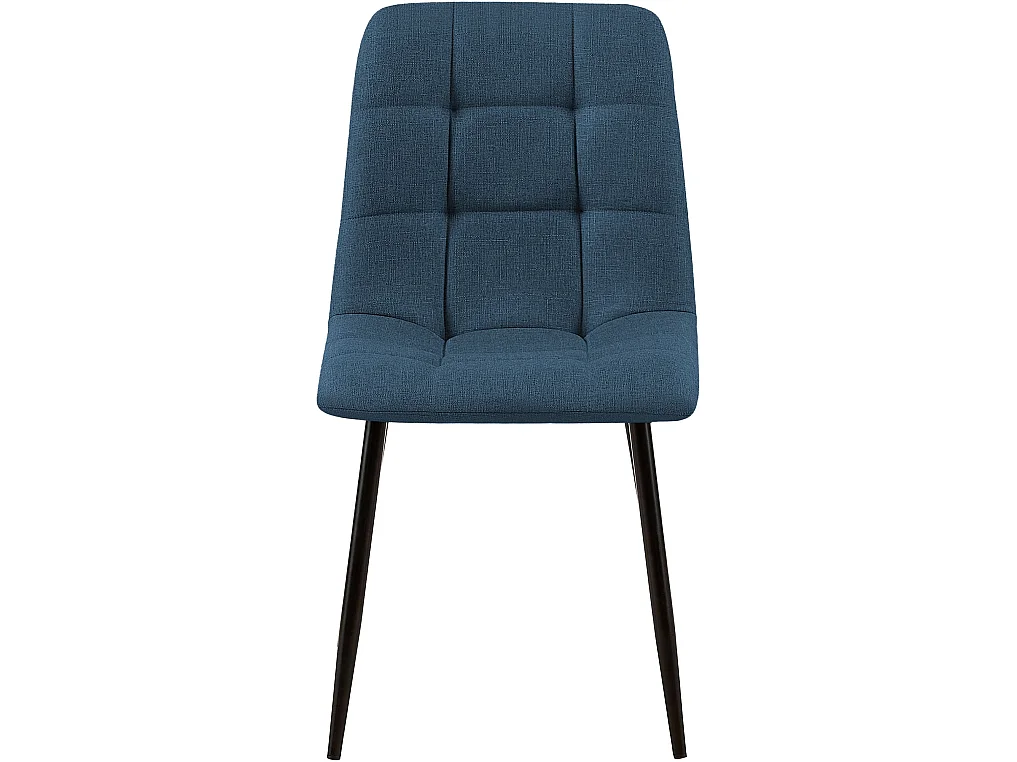chaise salle à manger - Tissu - Bleu - Tilde