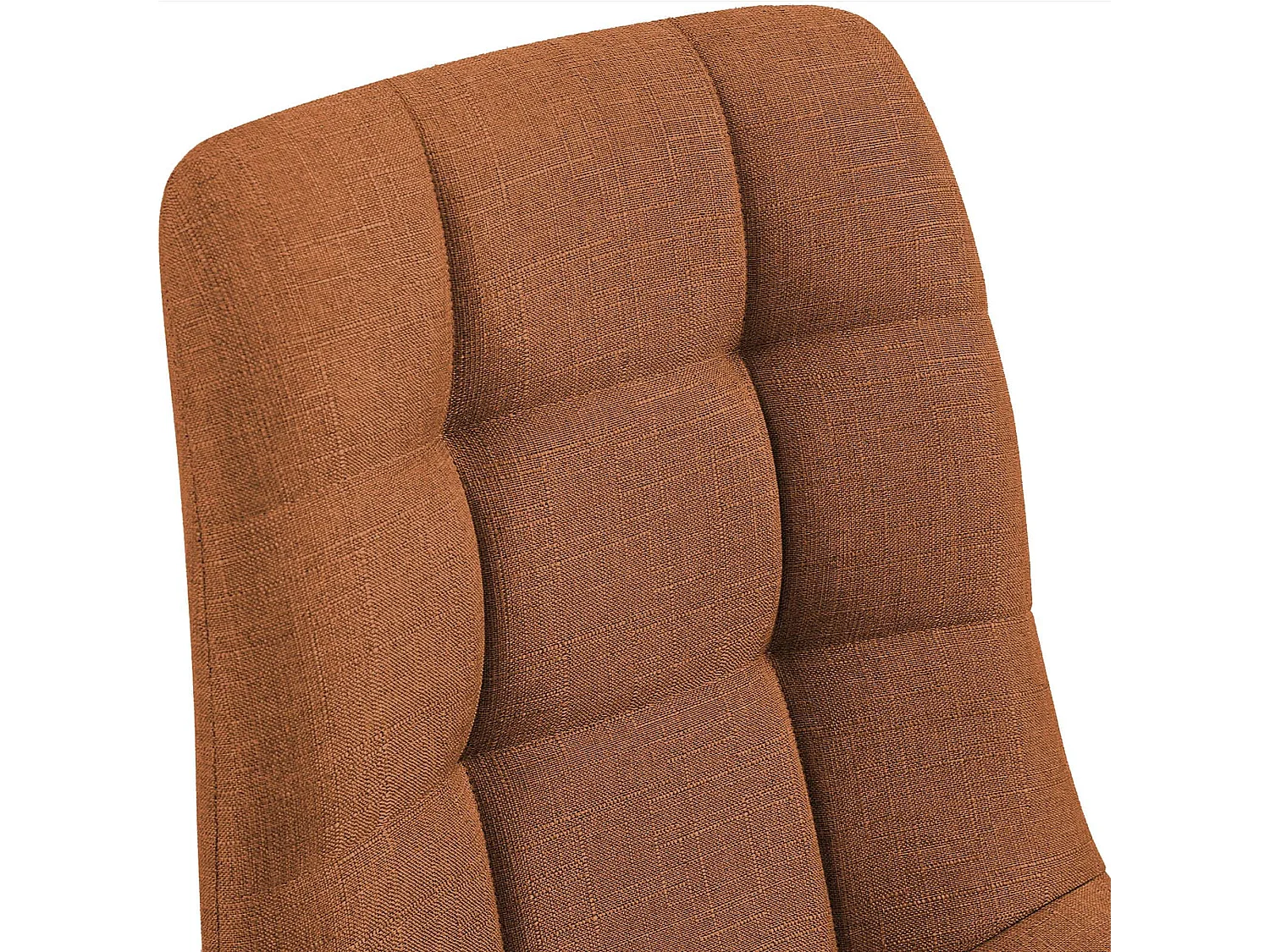 chaise salle à manger - Tissu - Orange - Tilde