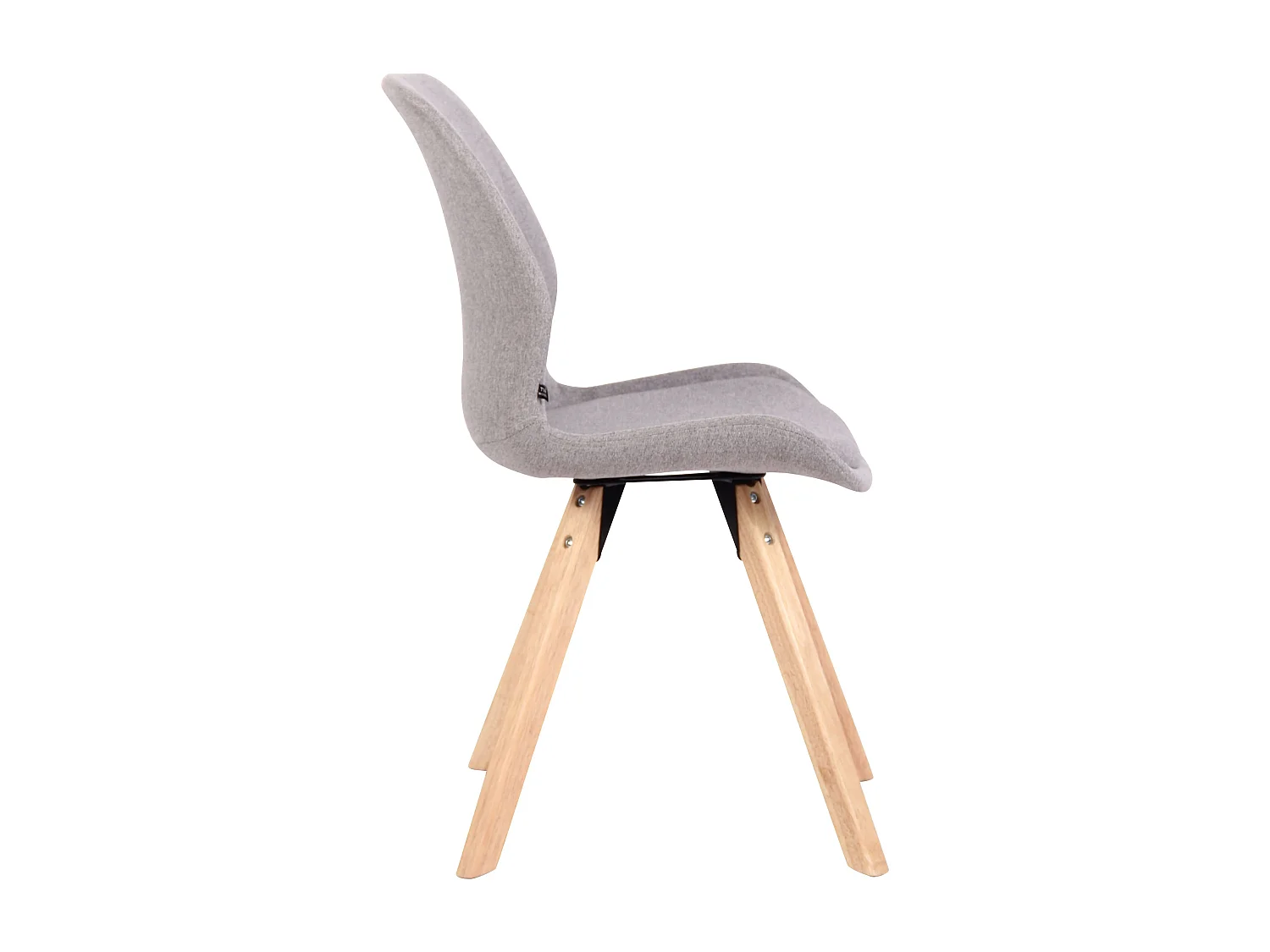 Eetkamerstoelen - Stof - grijs - Luna