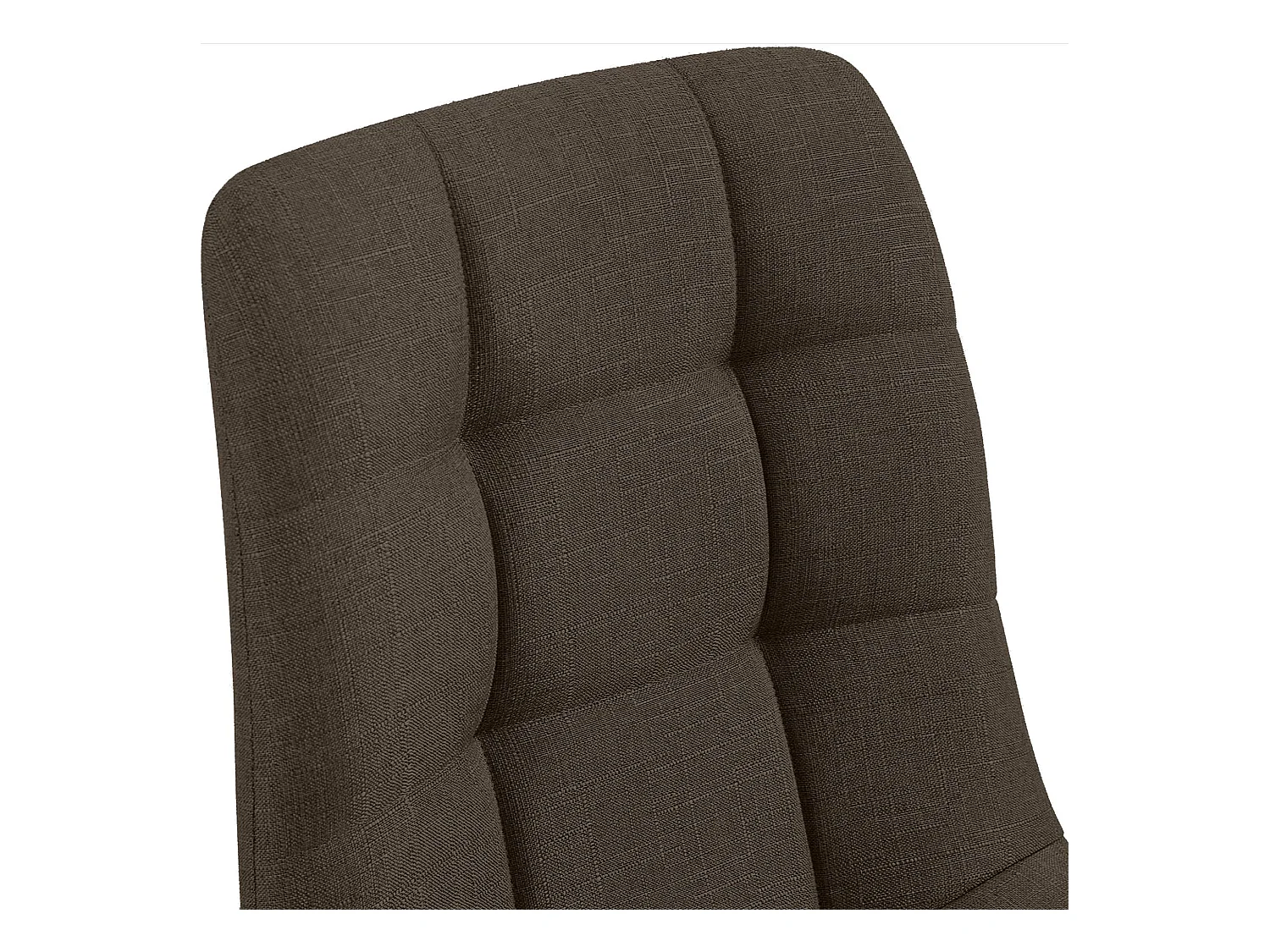 Set van 2  Eetkamerstoelen - Stof - bruin - Tilde