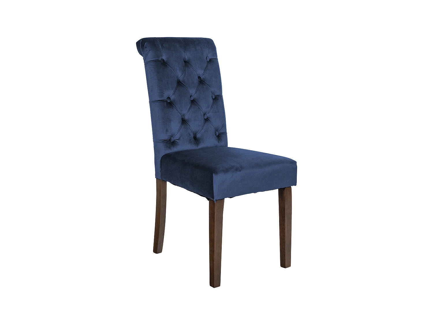 chaise salle à manger - Velours - Bleu - Lisburn
