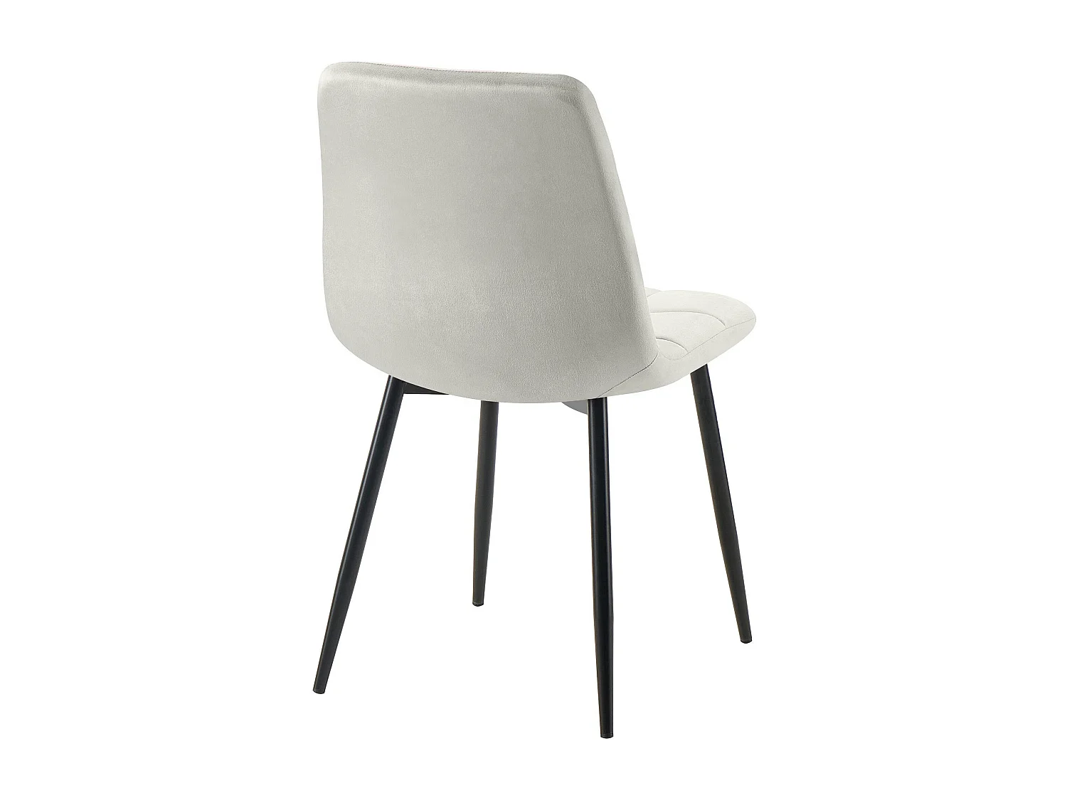 chaise salle à manger - Velours - Gris - Tilde