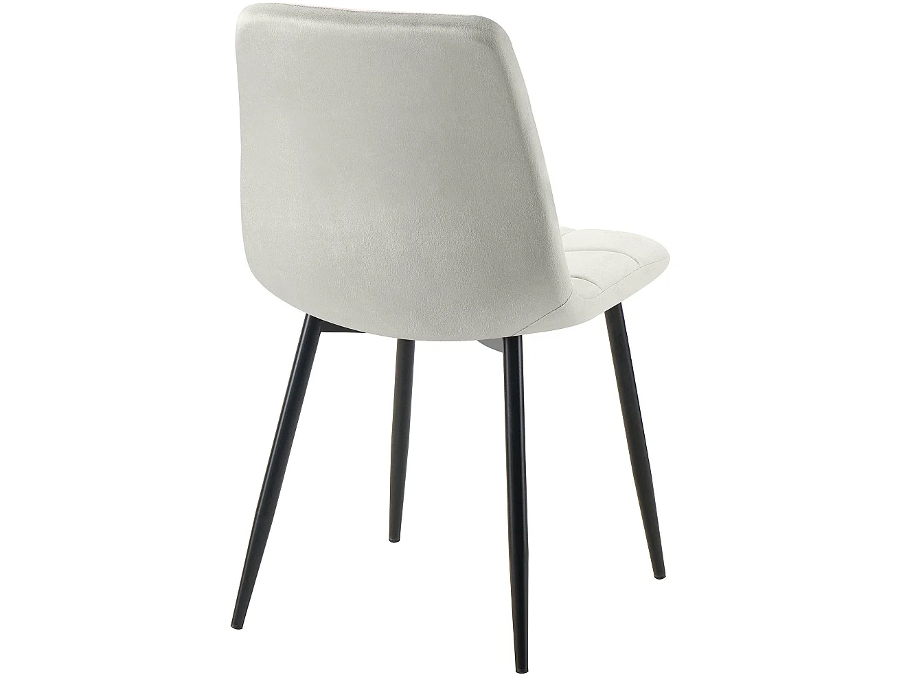 chaise salle à manger - Velours - Gris - Tilde