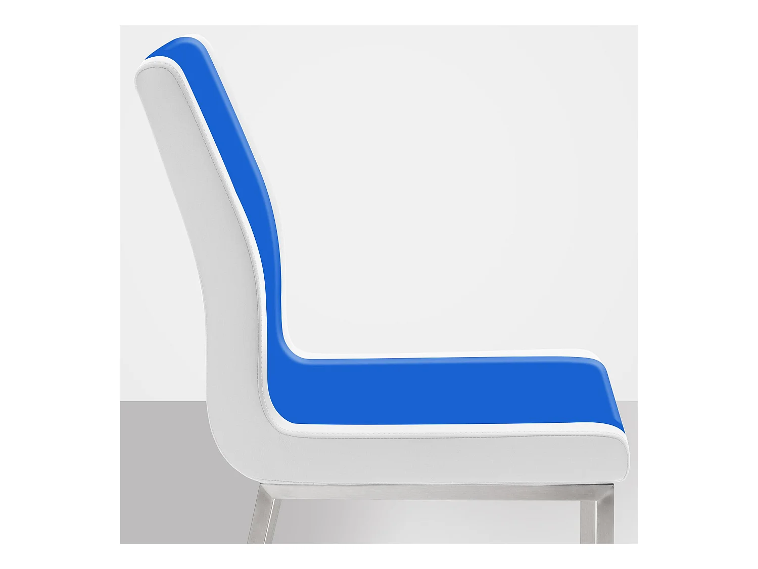 Esszimmerstuhl - Kunstleder - weiß - Colmar