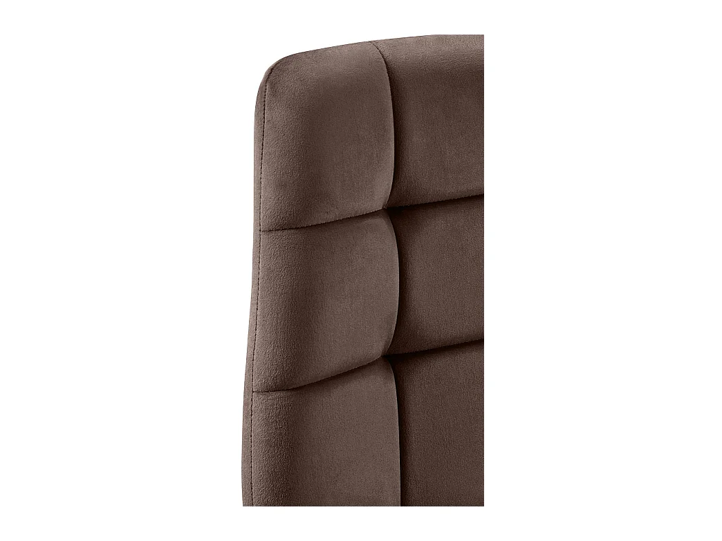 chaise salle à manger - Velours - Marron - Antibes