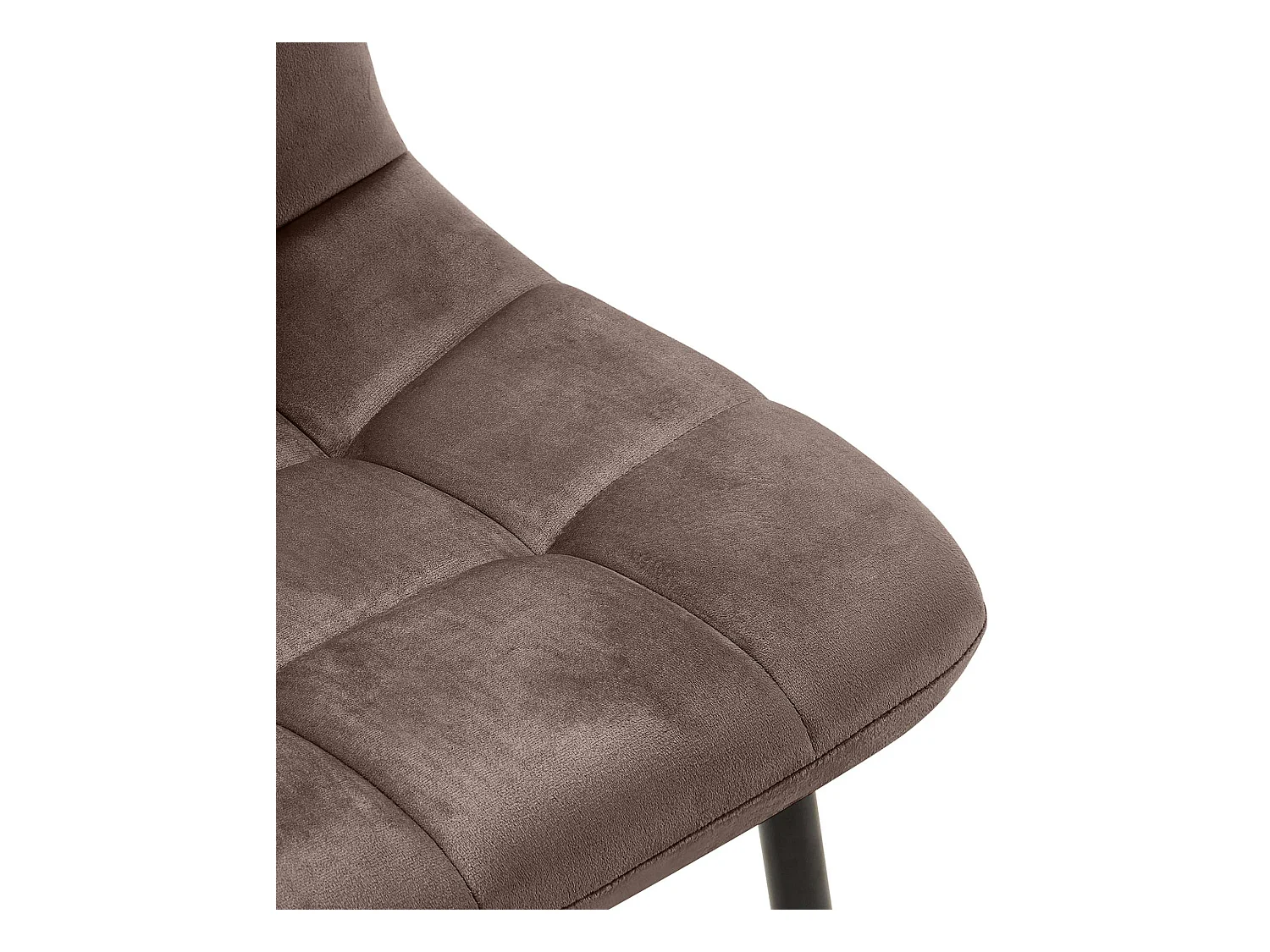 chaise salle à manger - Velours - Marron - Antibes