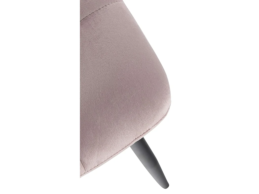 Set van 4  Eetkamerstoelen - Fluweel - roze - Antibes