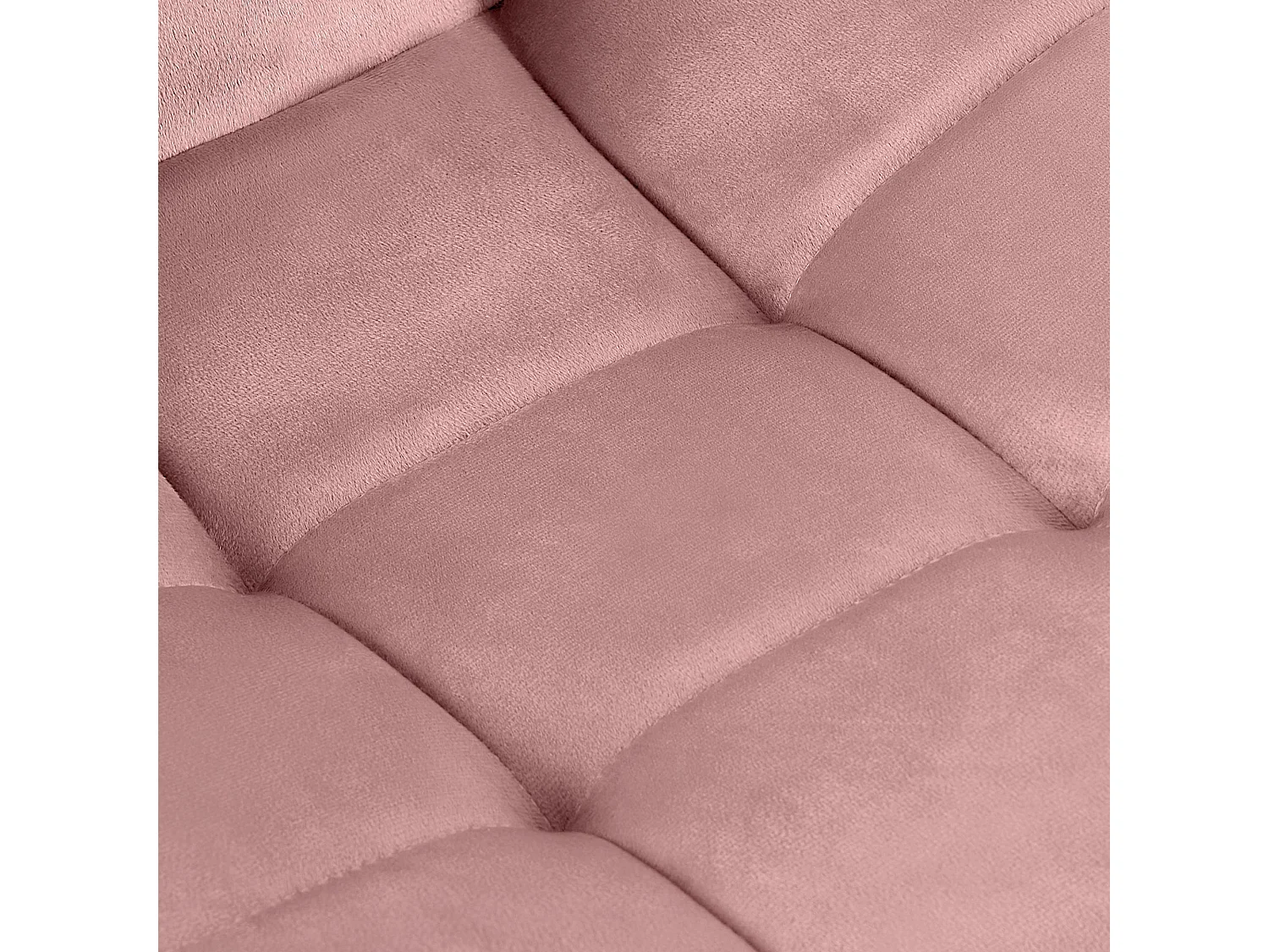 Lot de 4  chaise salle à manger - Velours - Rose - Antibes