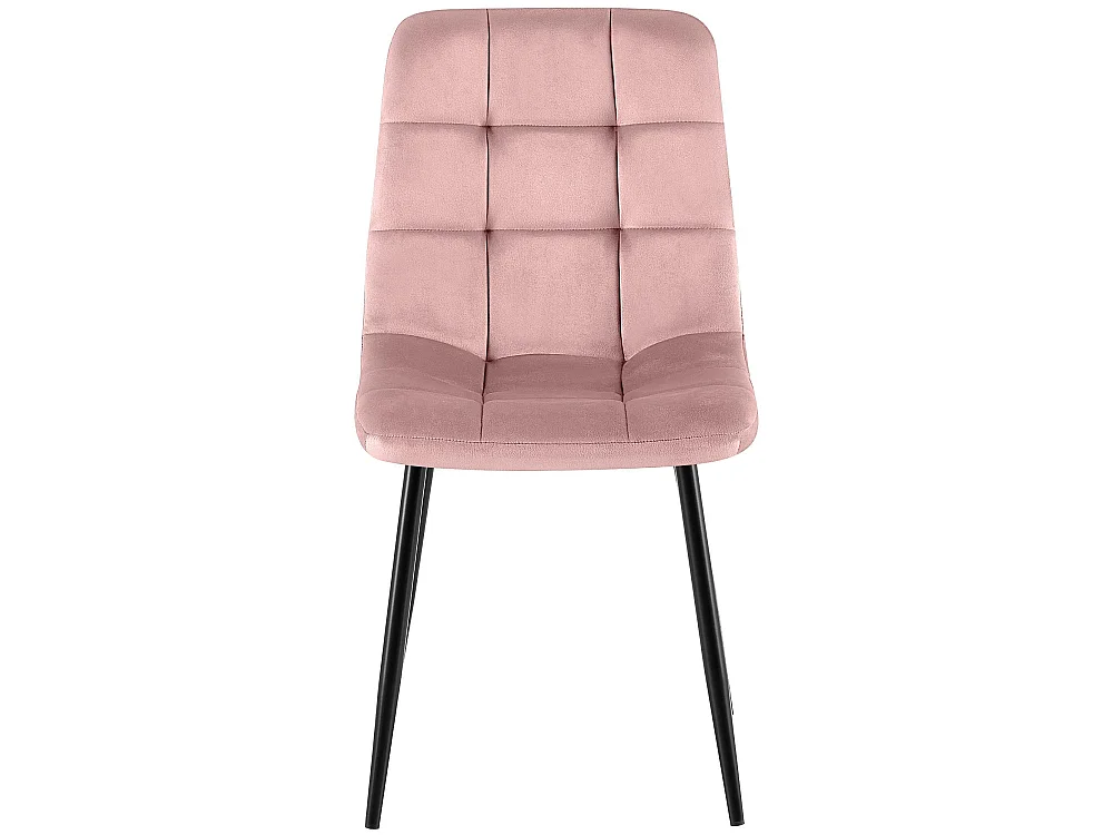 Lot de 4  chaise salle à manger - Velours - Rose - Antibes