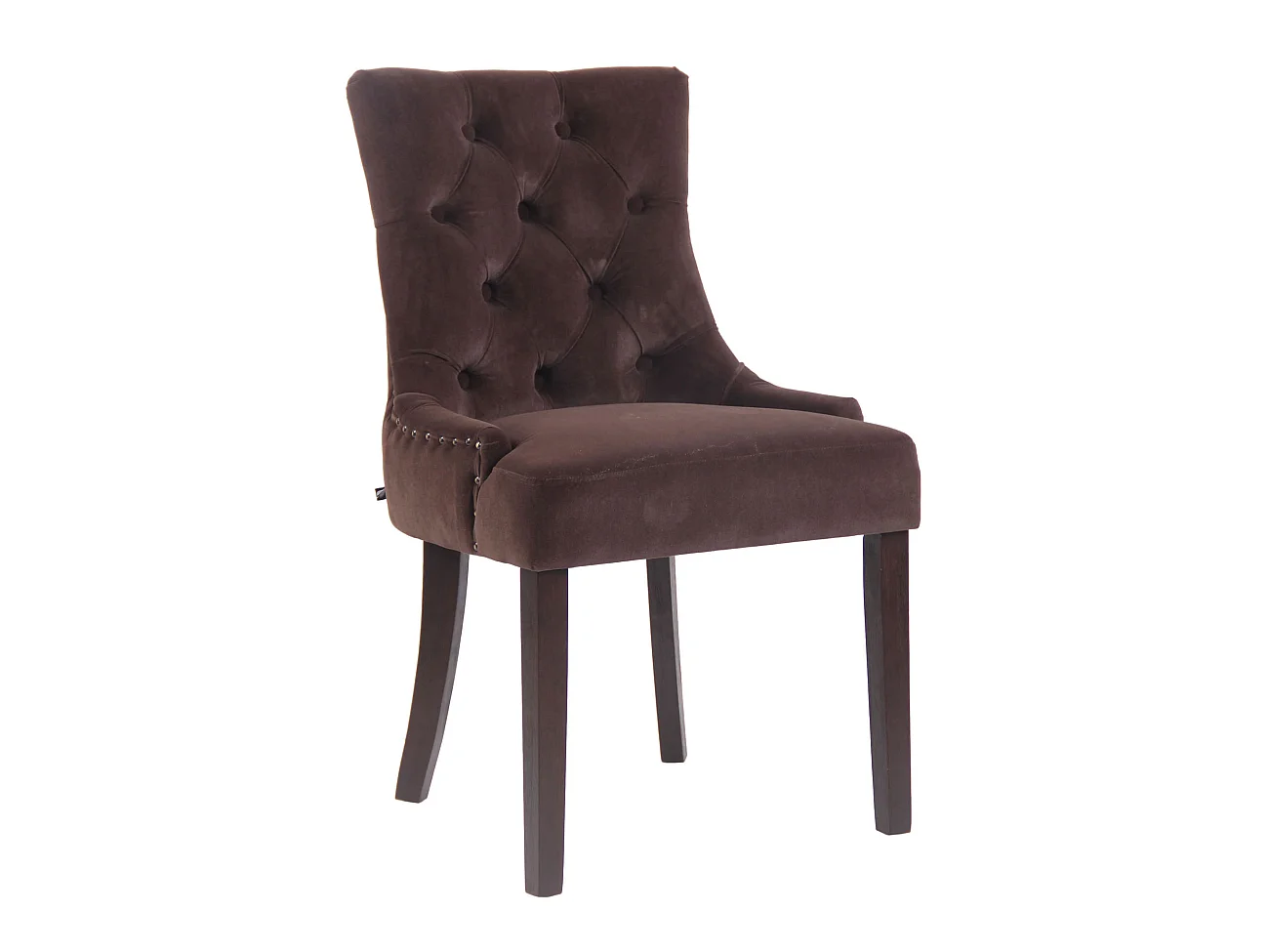 chaise salle à manger - Velours & Antique - Marron - Aberdeen