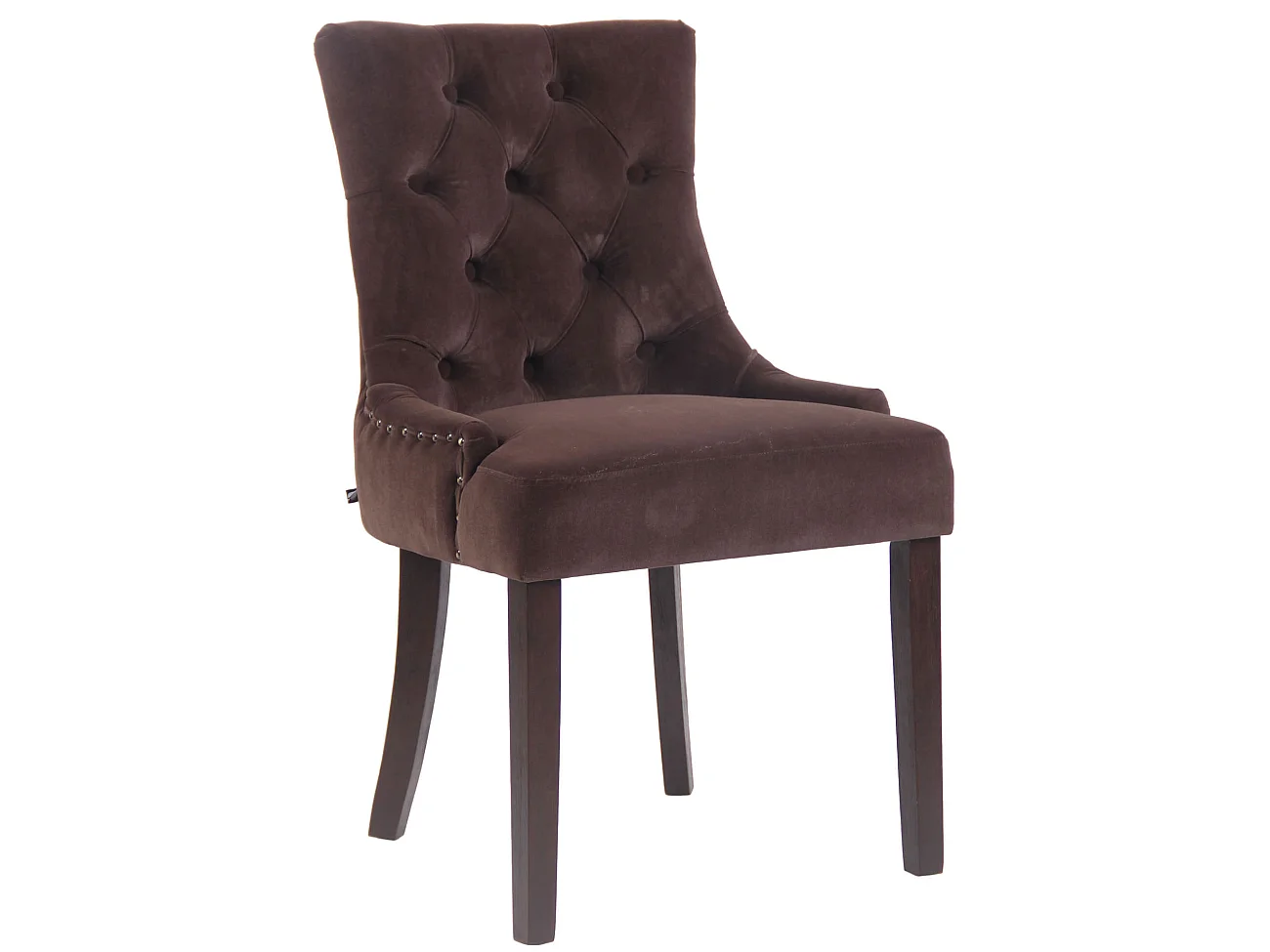 chaise salle à manger - Velours & Antique - Marron - Aberdeen