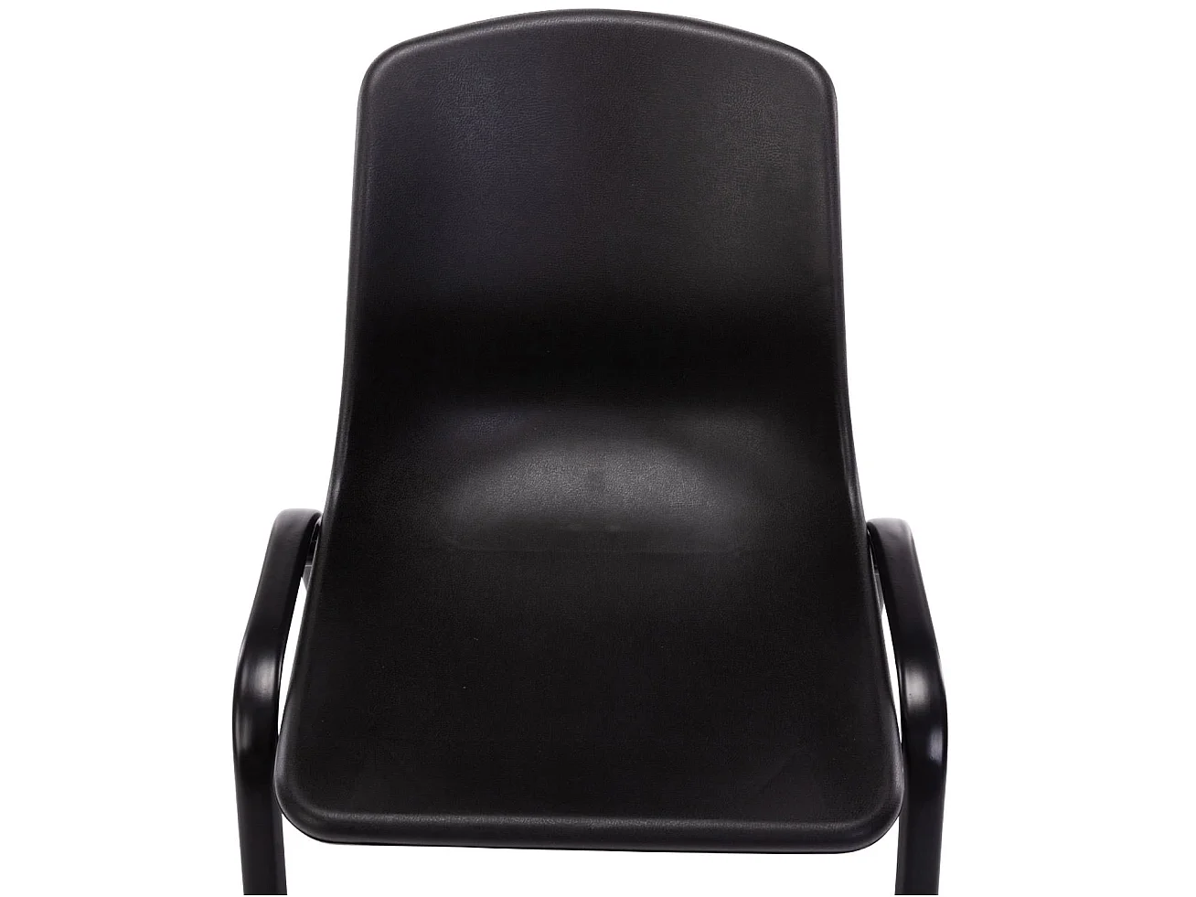 Lot de 4  chaise salle à manger - Plastique & Nature - Noir - Nowra