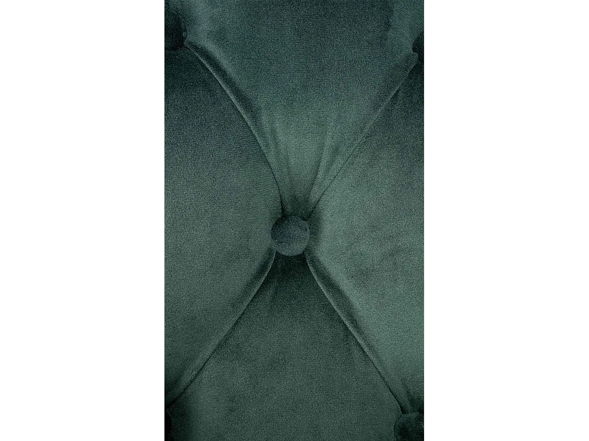 chaise salle à manger - Velours & Antique - Vert foncé - Aberdeen