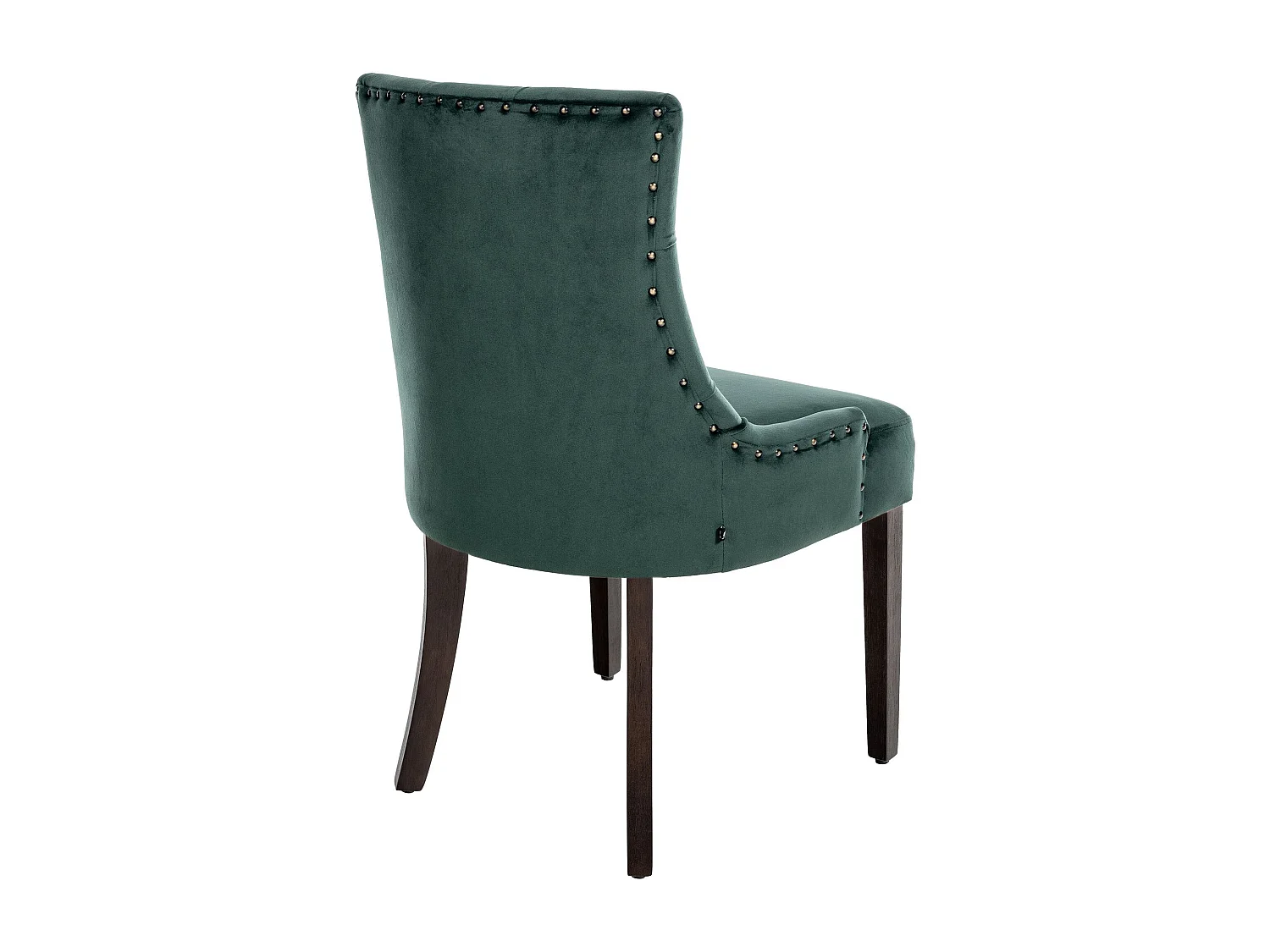 chaise salle à manger - Velours & Antique - Vert foncé - Aberdeen