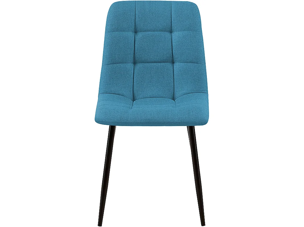 chaise salle à manger - Tissu - Turquoise - Tilde