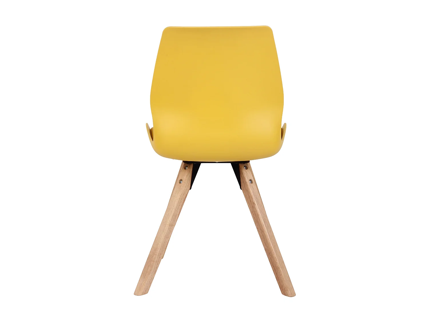 chaise salle à manger - Plastique - Jaune - Luna