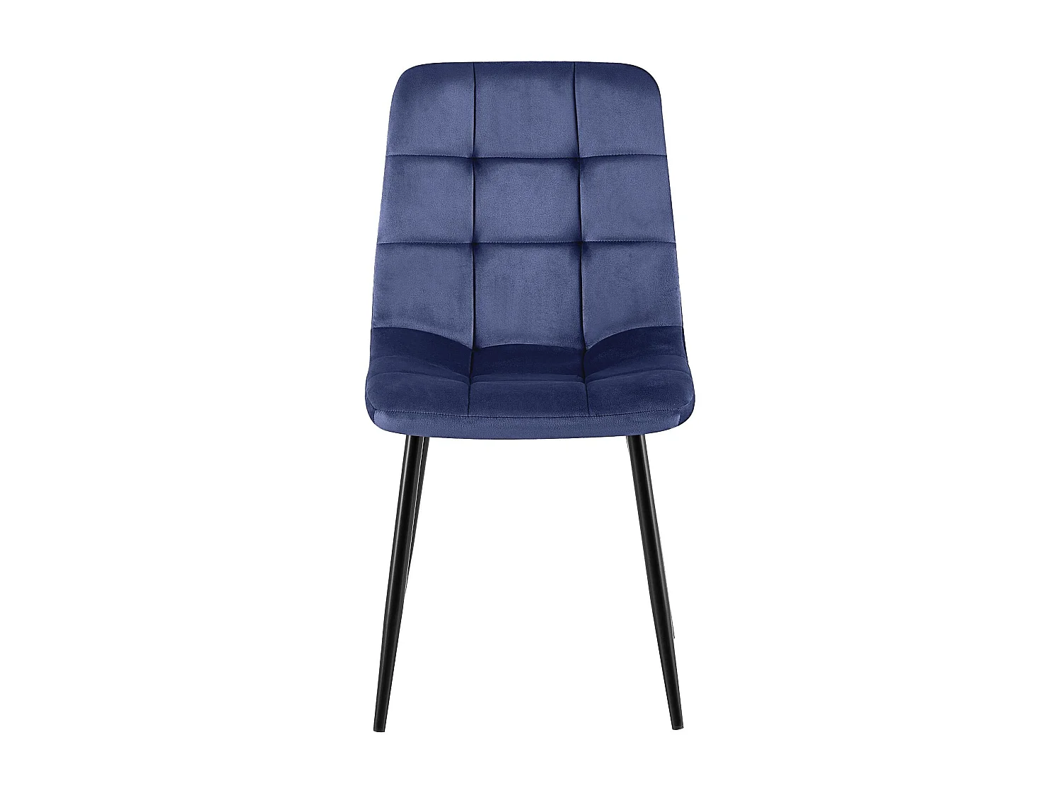 chaise salle à manger - Velours - Bleu - Antibes