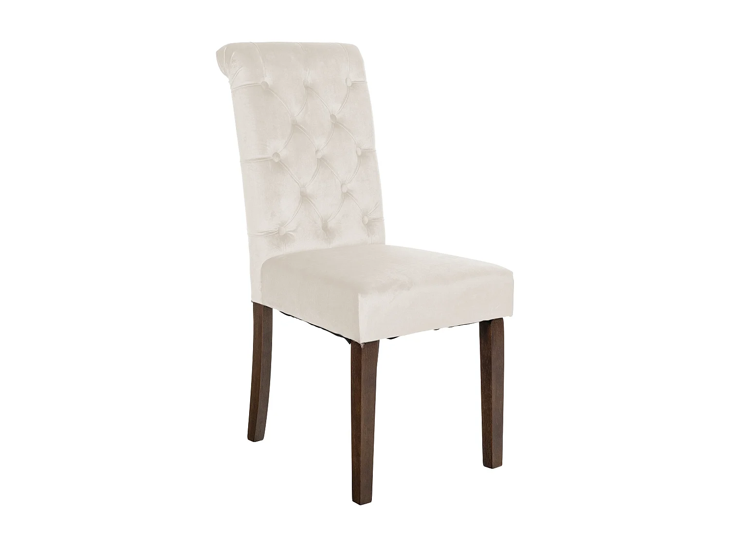 chaise salle à manger - Velours - Crème - Lisburn