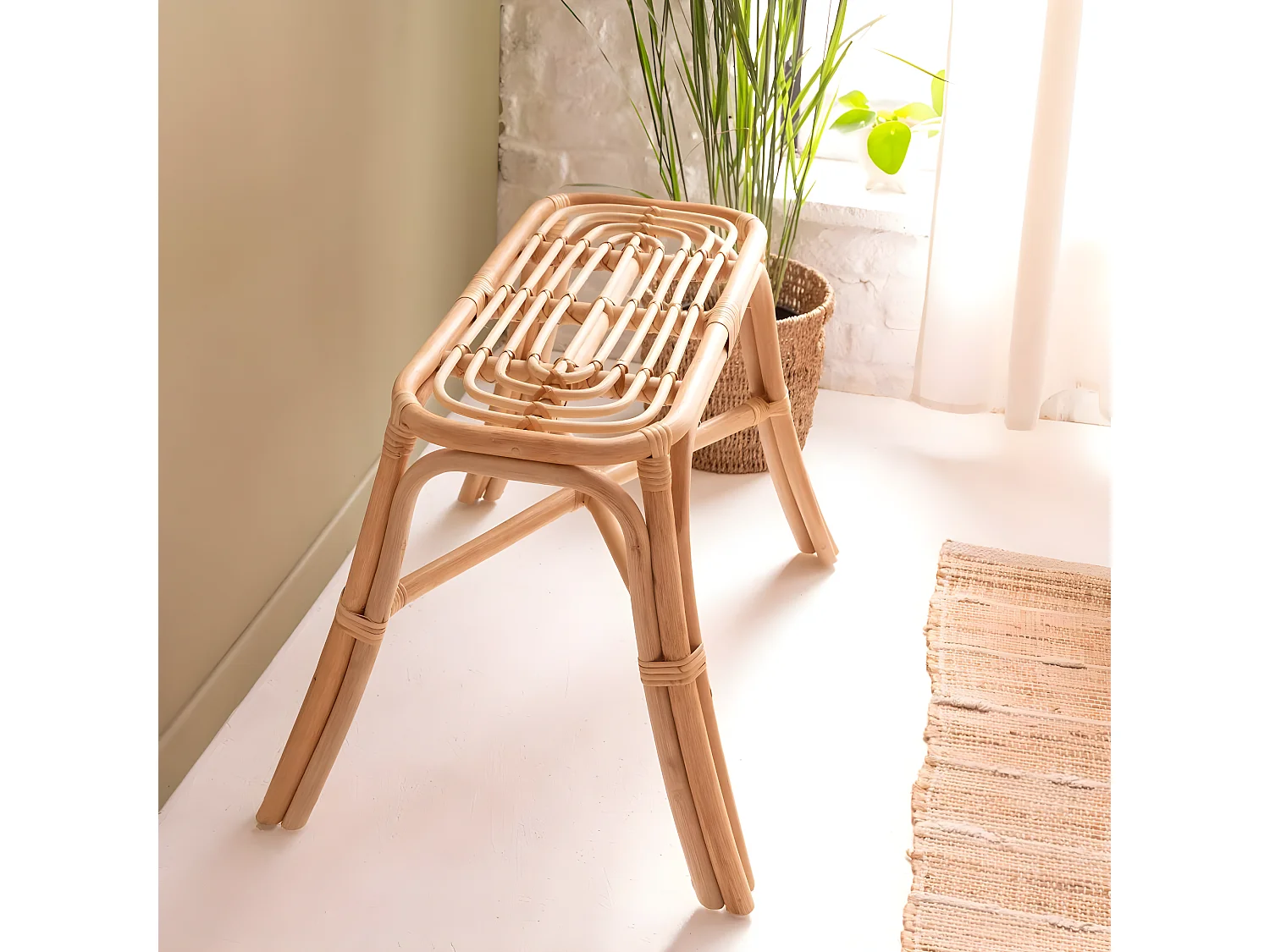 Banc en rotin Rattan