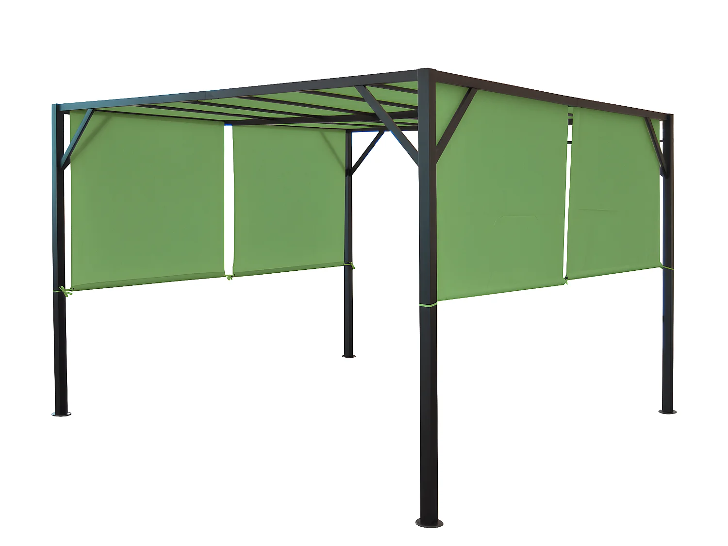 Vervangen overkapping voor pergola Beja,  groen