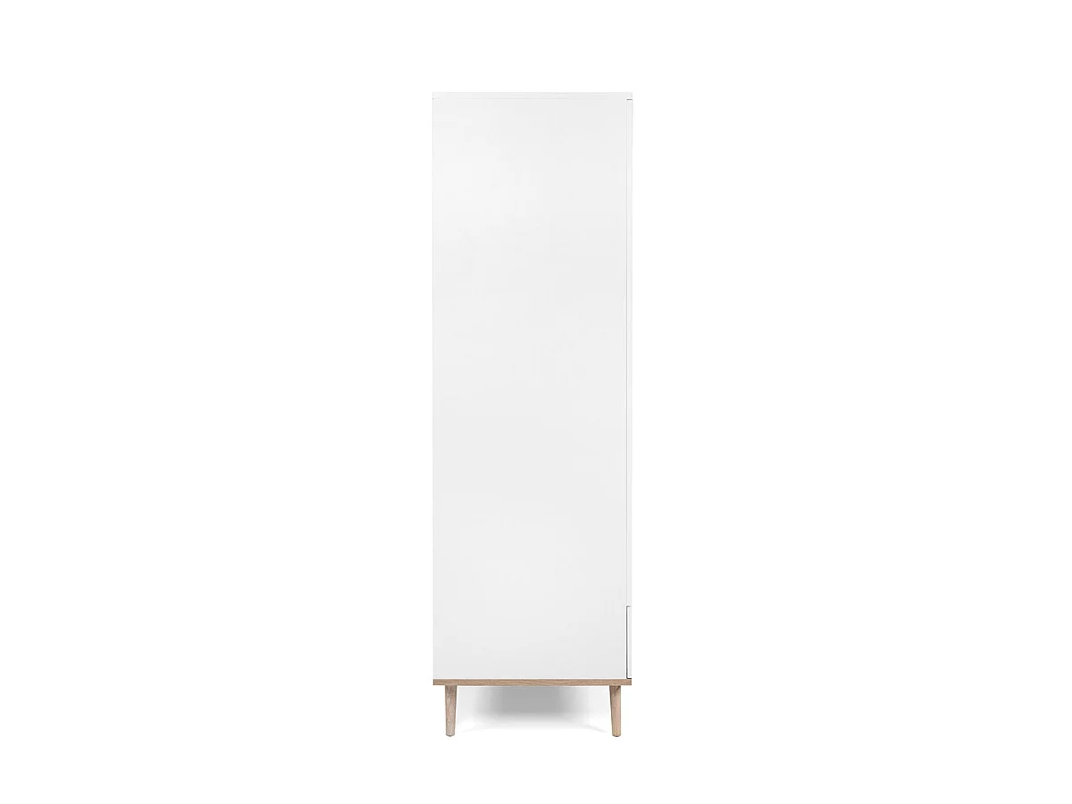 Szafa 2-drzwiowa z 2 szufladami i miejscem na wieszaki H180 cm - COPENHAGEN