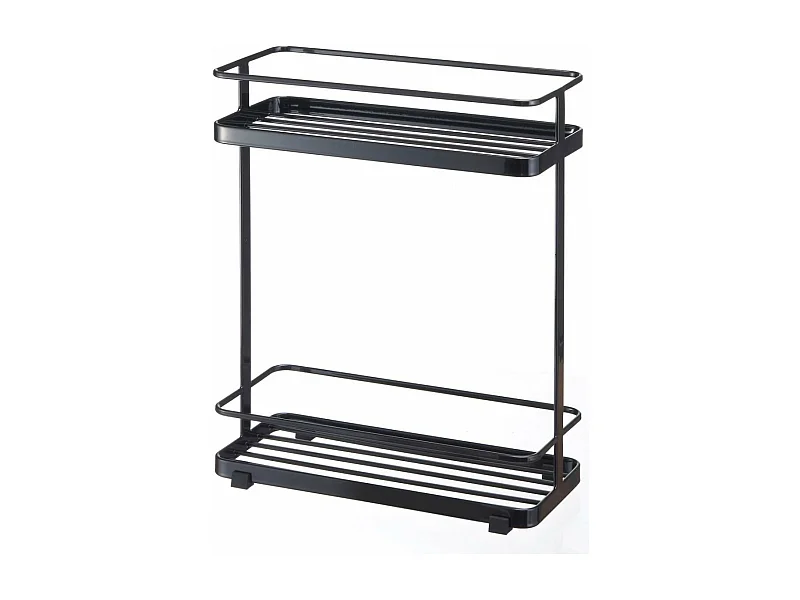 Badezimmerregal aus Metall mit 2 Ebenen