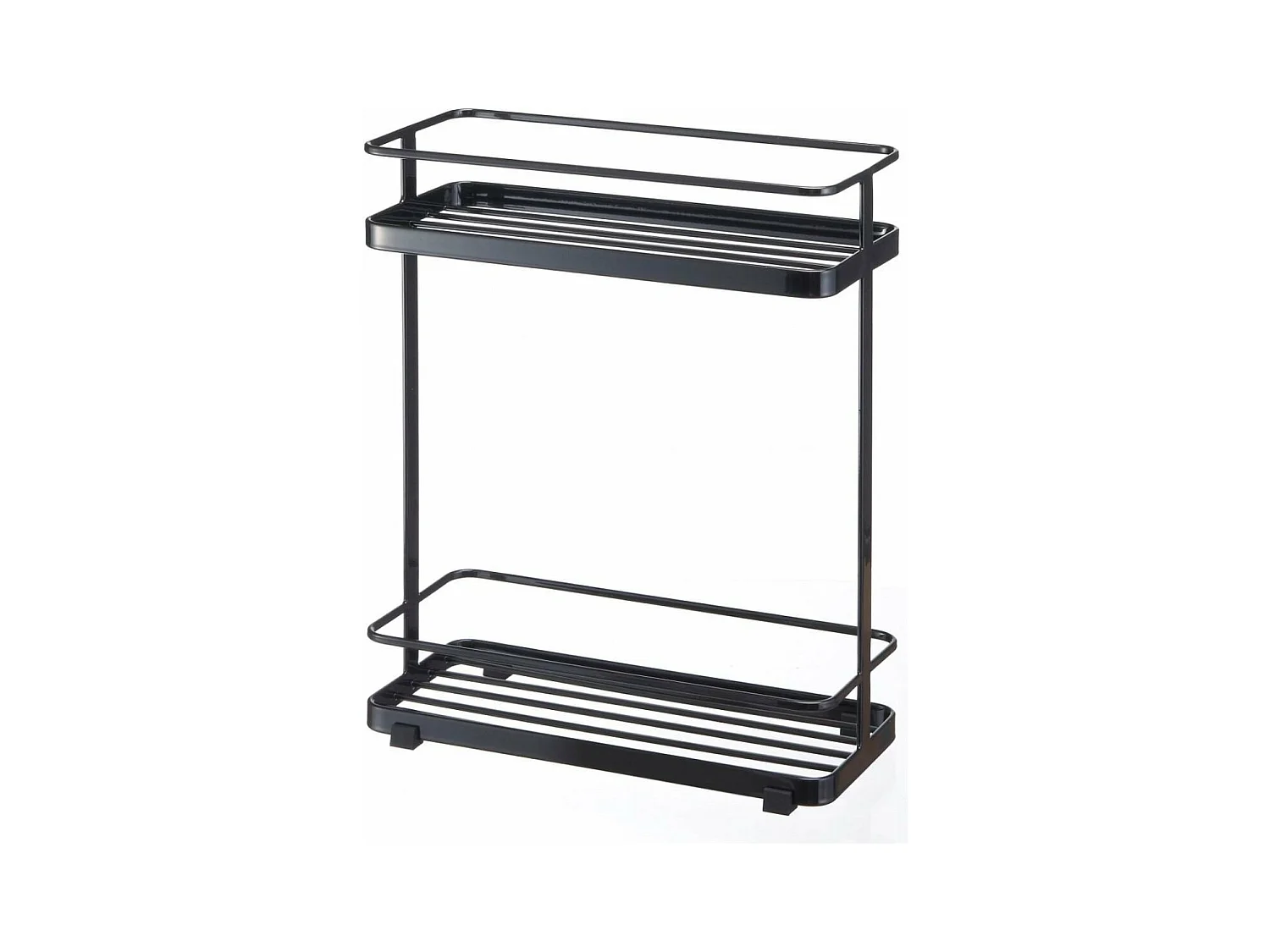 Etagère salle de bain en métal 2 niveaux