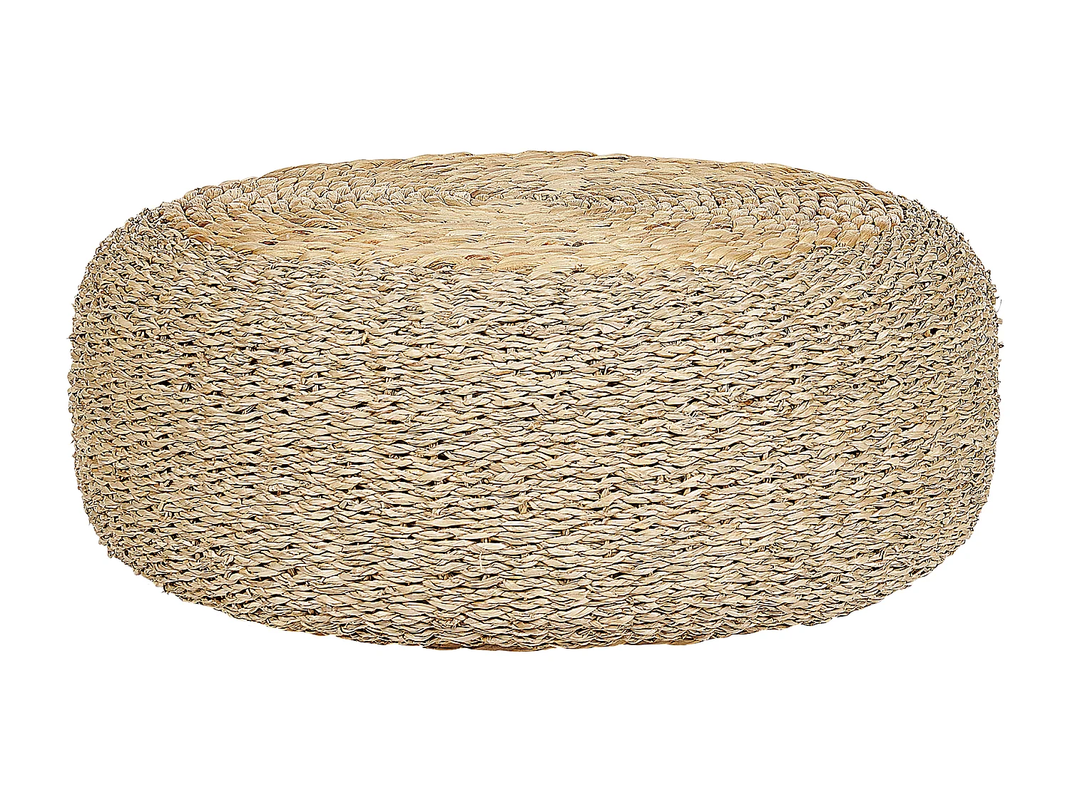 Pouf BACKAN Fibre de jacinthe d'eau Beige