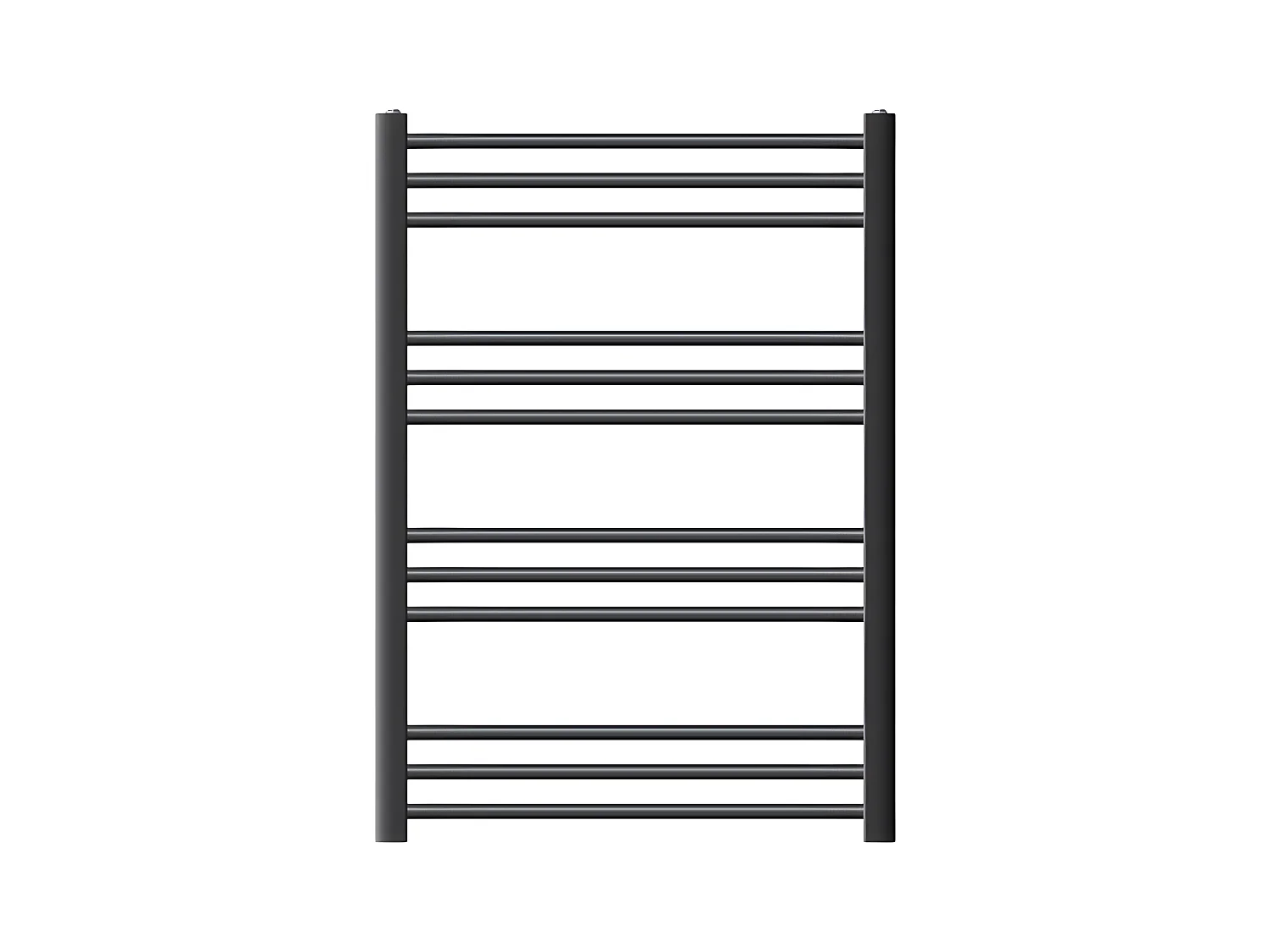 Radiateur de salle de bain Sahara raccord latéral chauffe-serviettes anthracite 75x80cm