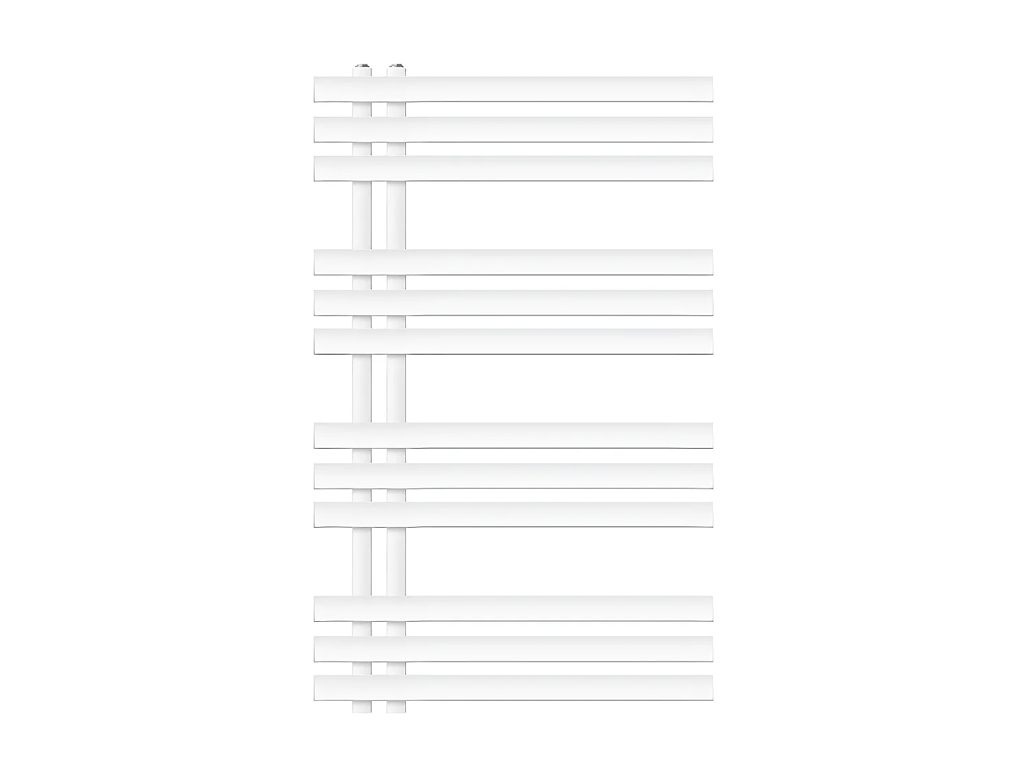 Radiatore Iron EM Radiatore per asciugamani Radiatore per bagno Bianco 600x1000 mm