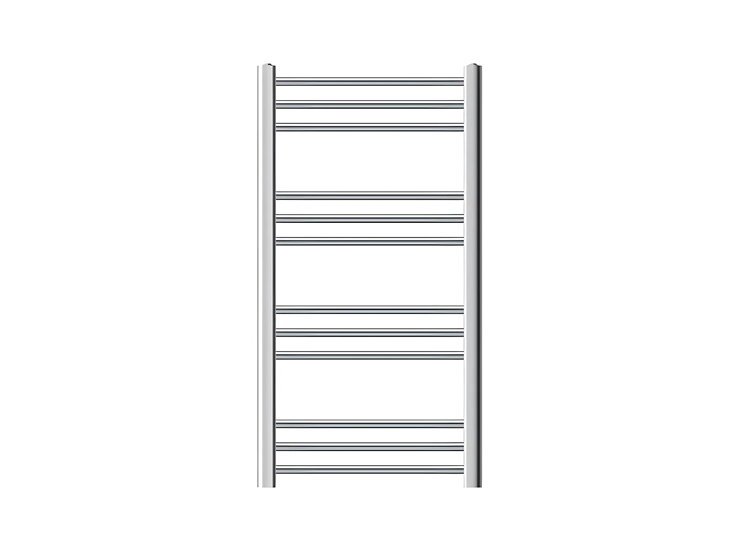 Radiateur de salle de bain Sahara Raccord latéral chauffe-serviettes Chrome 500x800 mm