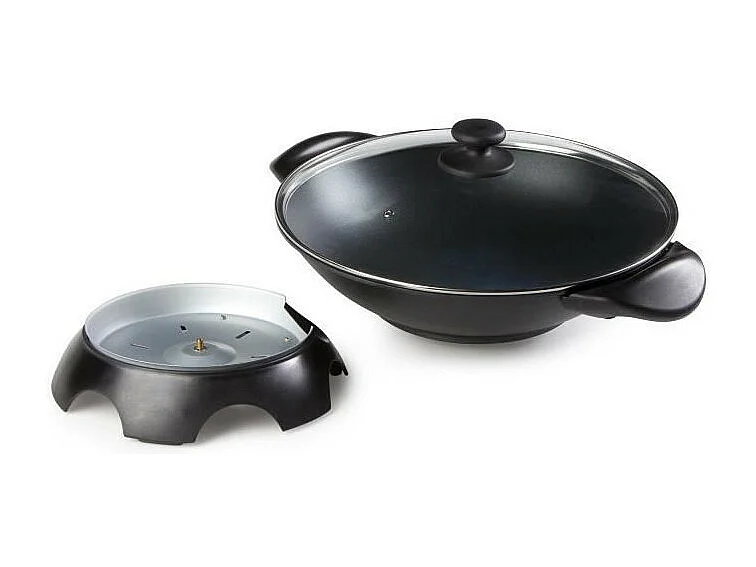 Elektrischer Wok – Schwarz