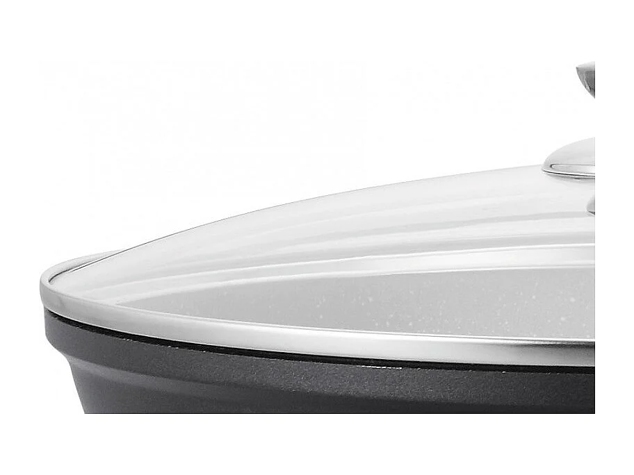 Royalty Line RL-BW30M: Wok avec Revêtement en Marbre - 30 cm