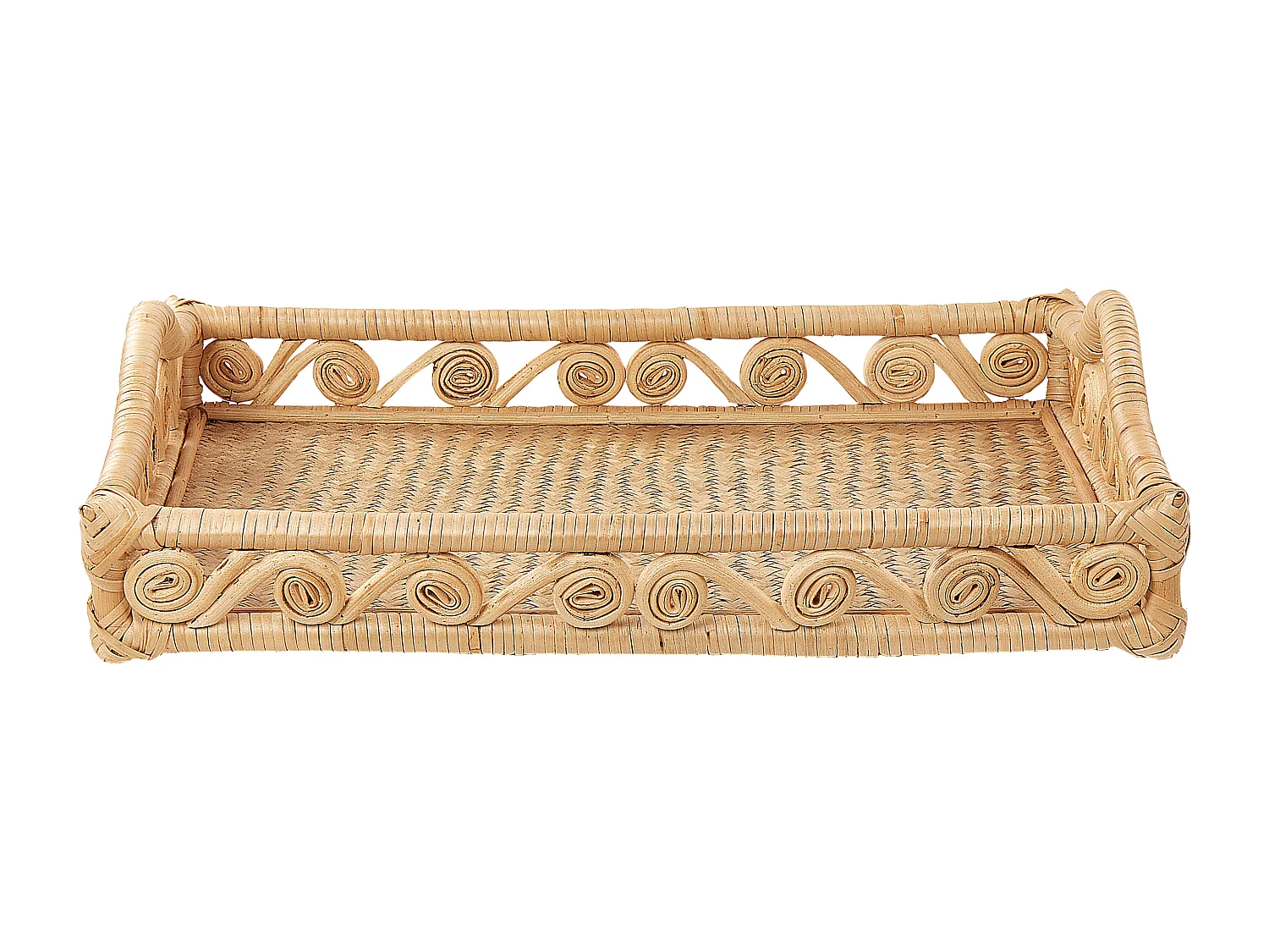 Decoratief dienblad CALAYAN Rotan Beige