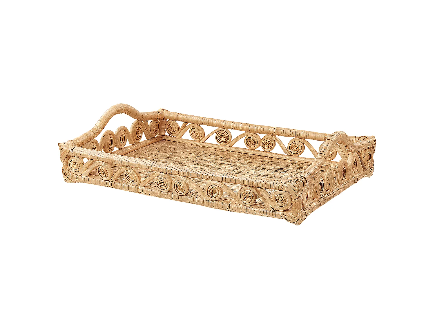 Bandeja decorativa CALAYAN Rattan Creme