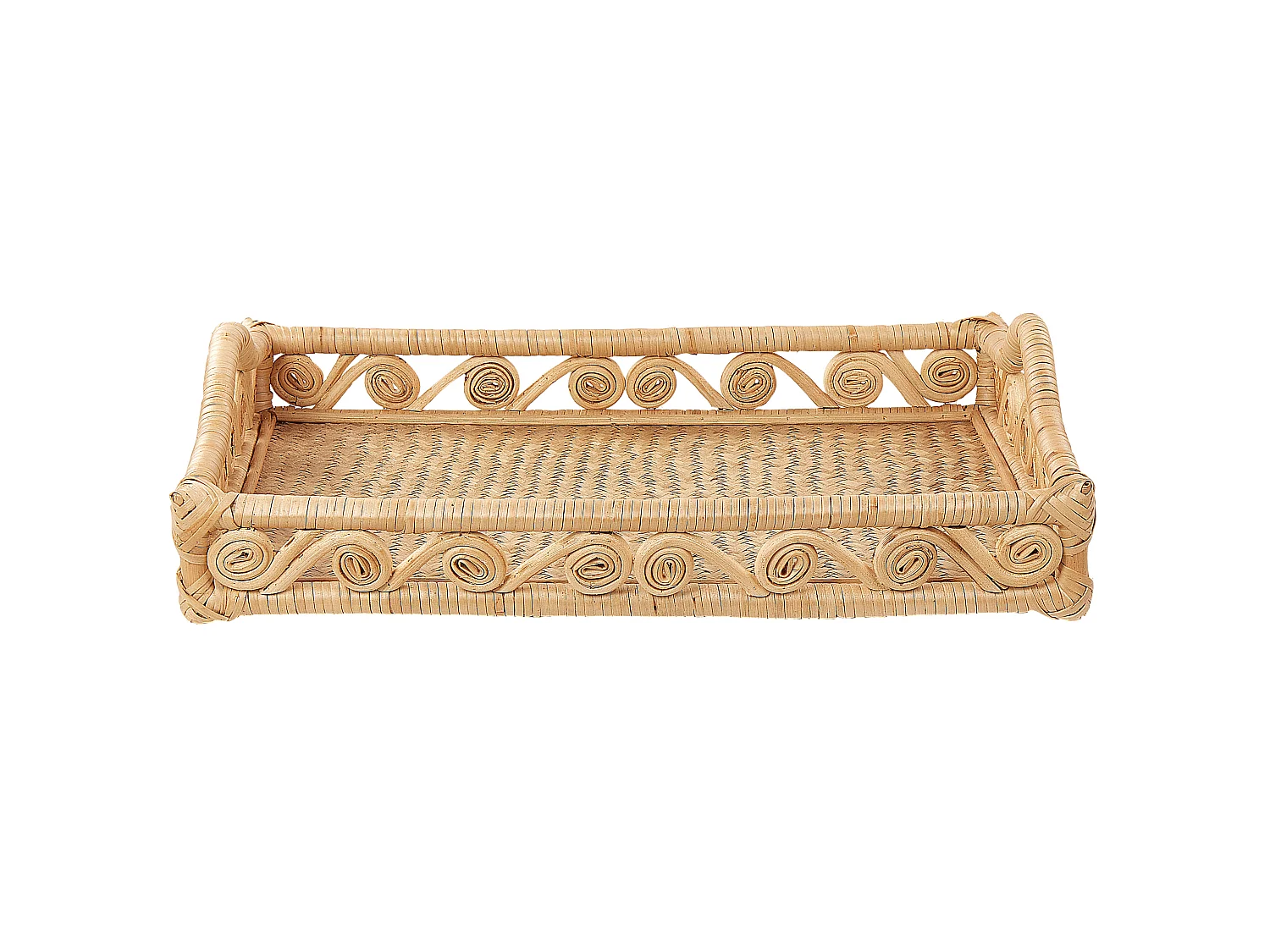 Bandeja decorativa CALAYAN Rattan Creme
