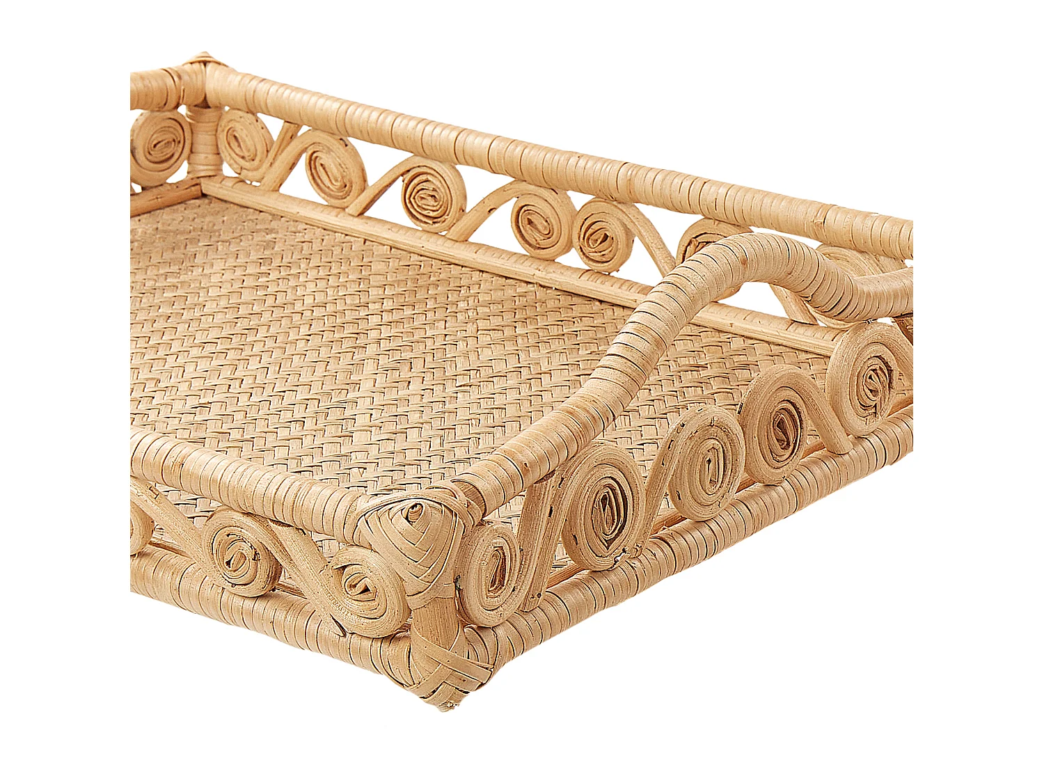 Bandeja decorativa CALAYAN Rattan Creme