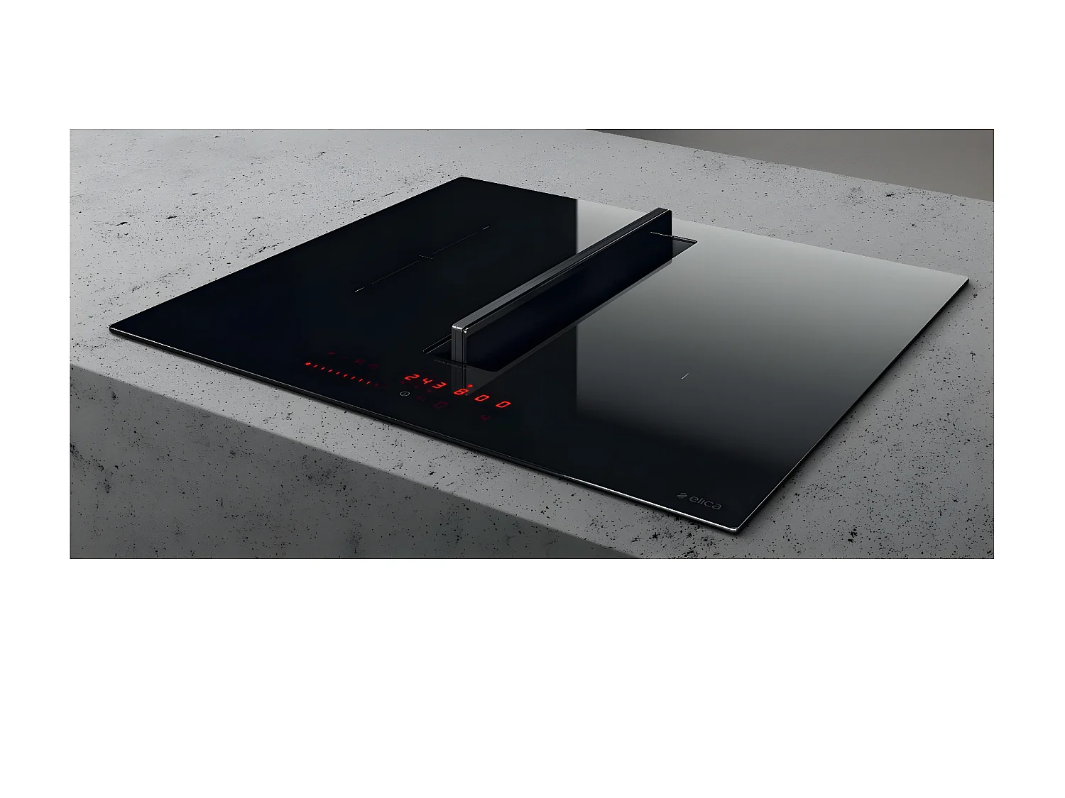 Elica Table de cuisson aspirante induction 60cm 4 feux 7500w noir - PRF0167053