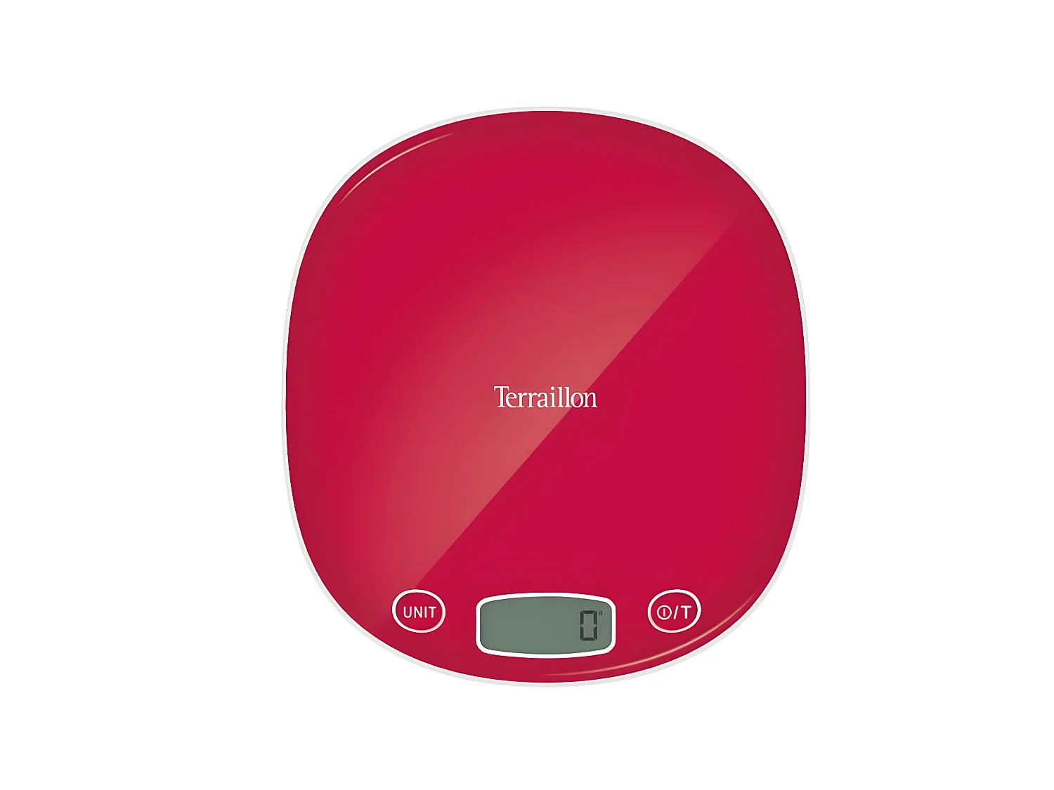 Terraillon Balance de cuisine électronique 5kg-1g framboise - MACARON FRAMBOISE