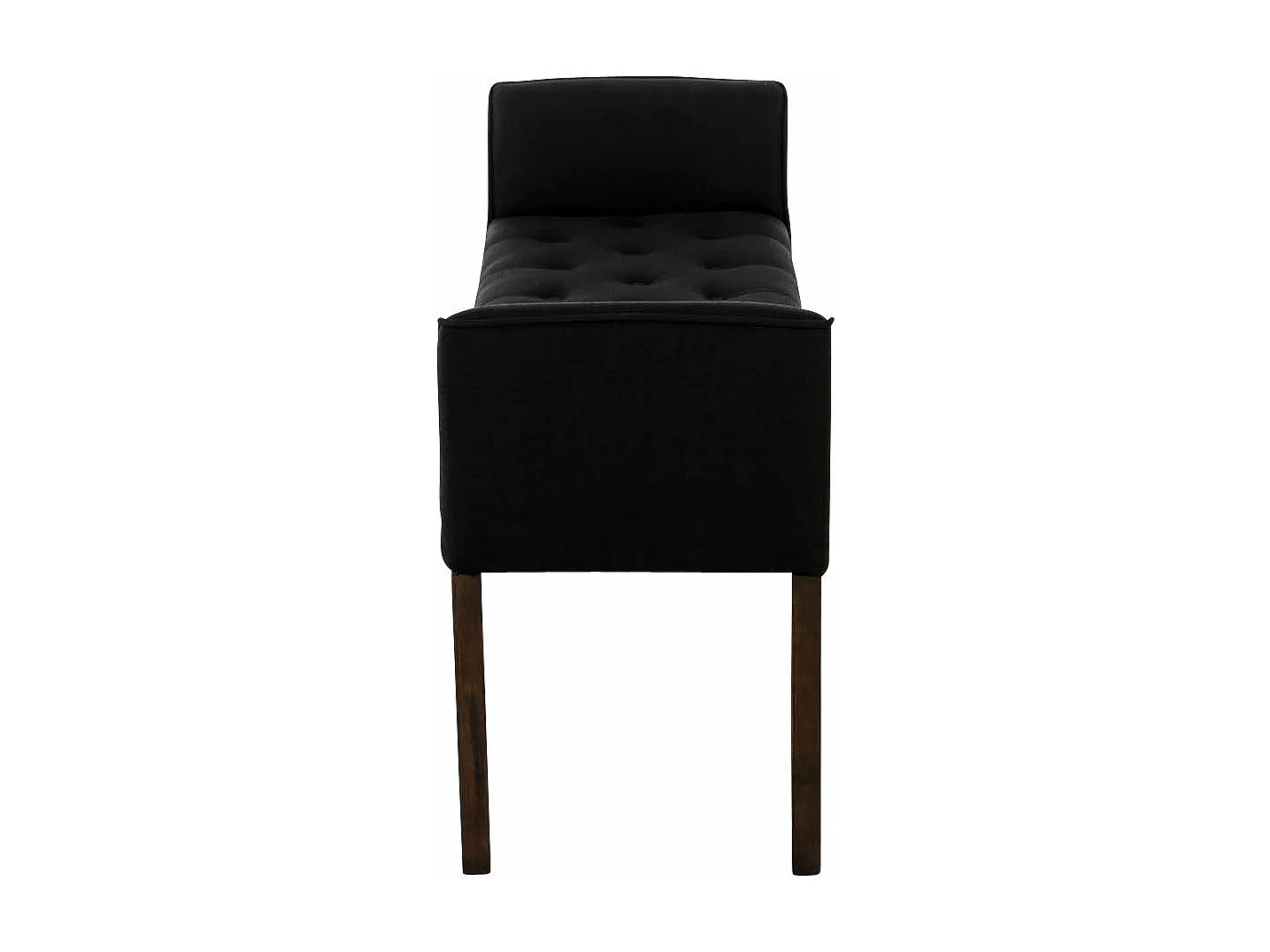 Banc banquette capitonné en bois marron 133 x 43 x 64 cm BAN10099