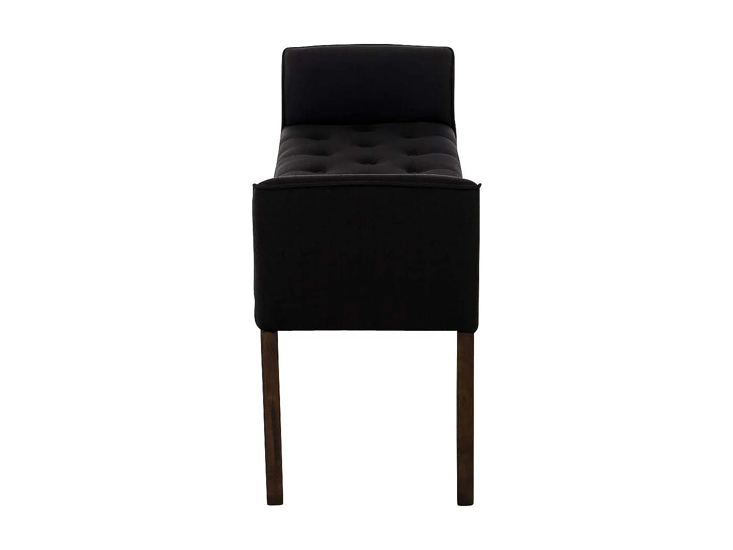 Banc banquette capitonné en bois marron 133 x 43 x 64 cm BAN10099