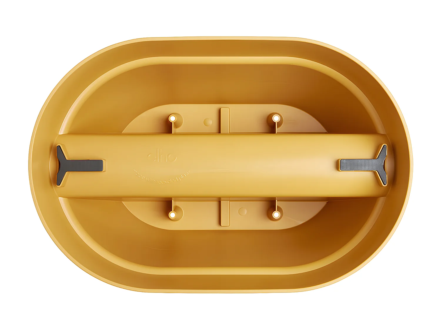 Balconnière Elho Vibia Campana Flower Bridge jaune miel - Longueur 40 cm