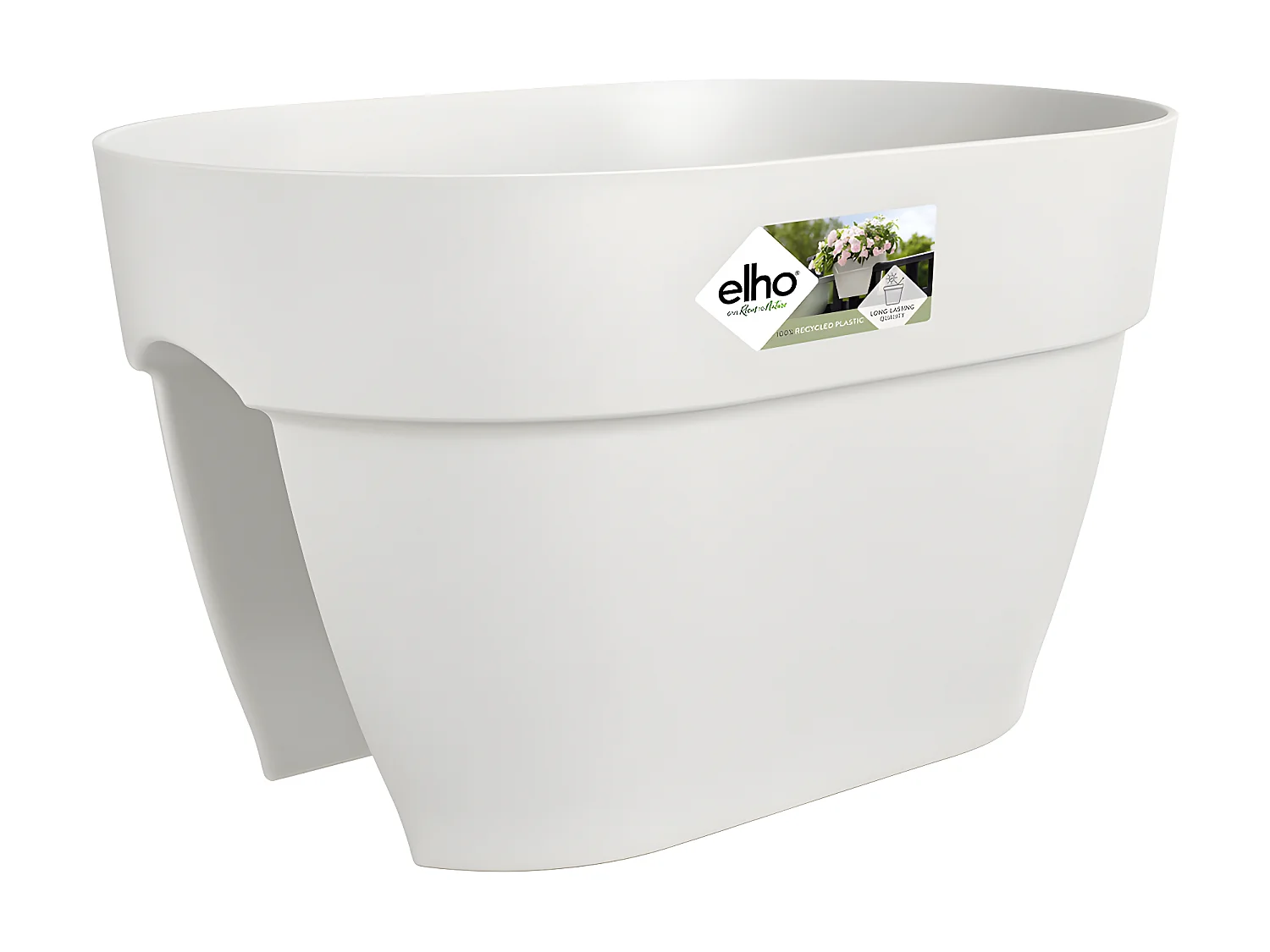 Balconnière Elho Vibia Campana Flower Bridge blanc soie - Longueur 40 cm