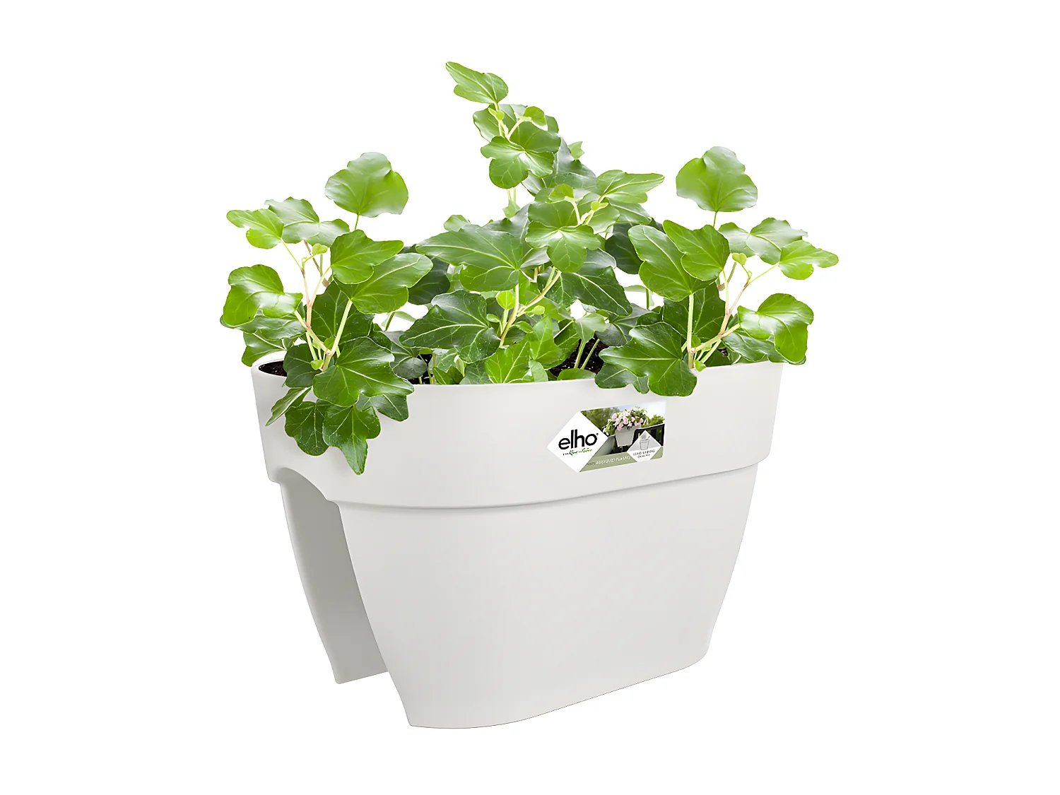 Balconnière Elho Vibia Campana Flower Bridge blanc soie - Longueur 40 cm