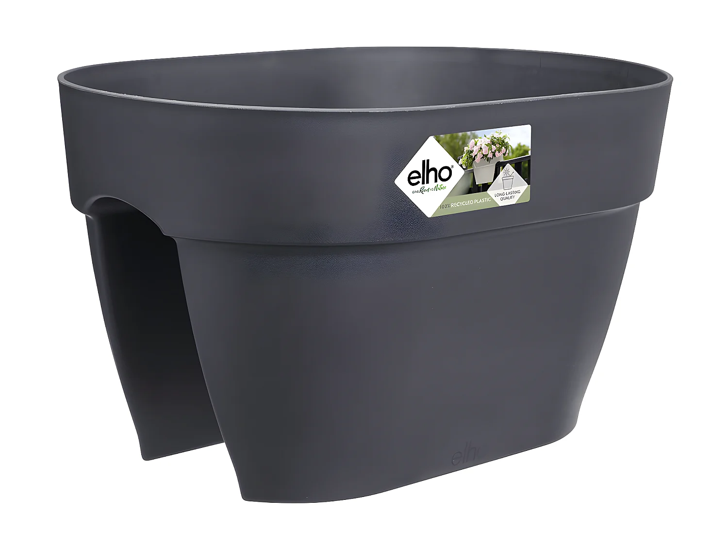 Balconnière Elho Vibia Campana Flower Bridge anthracite - Longueur 40 cm