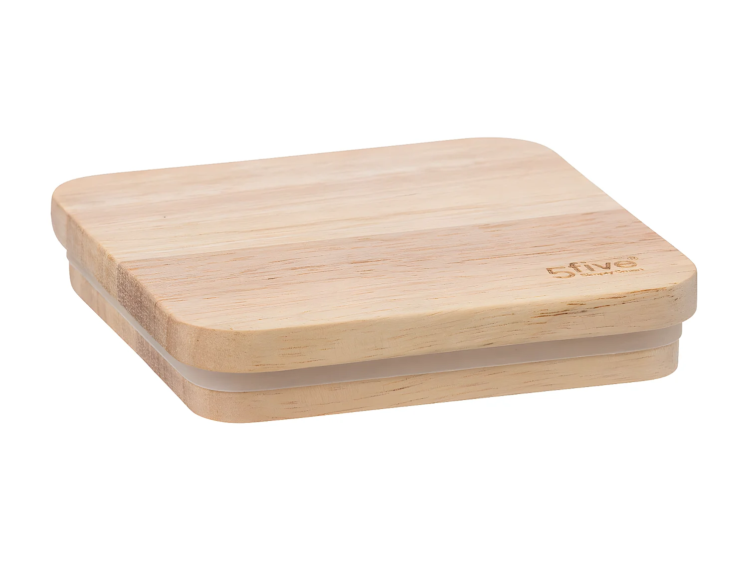 Boîte à riz en métal Vert et couvercle en bois déco Relief Color