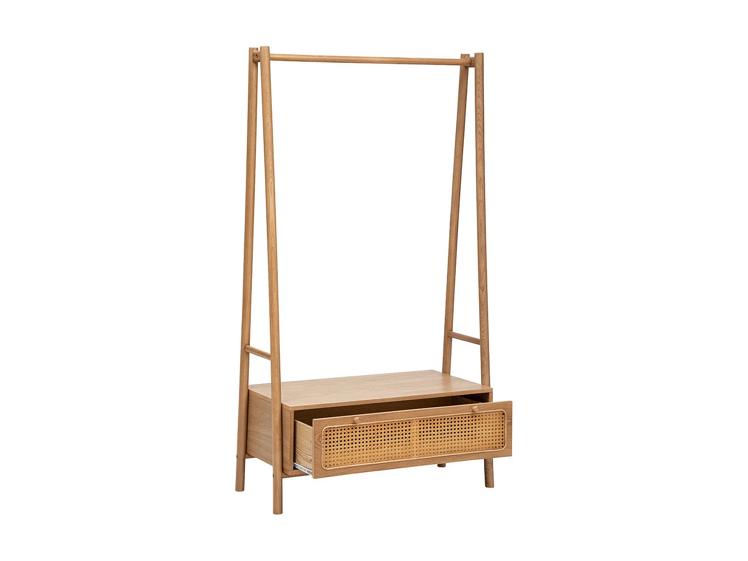 Meuble d'entrée Vestiaire en bois avec 1 tiroir H 162 cm