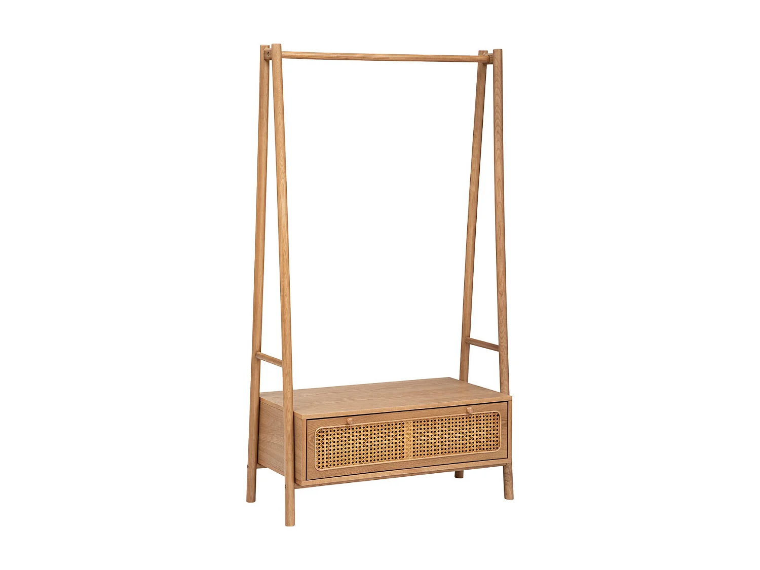 Meuble d'entrée Vestiaire en bois avec 1 tiroir H 162 cm