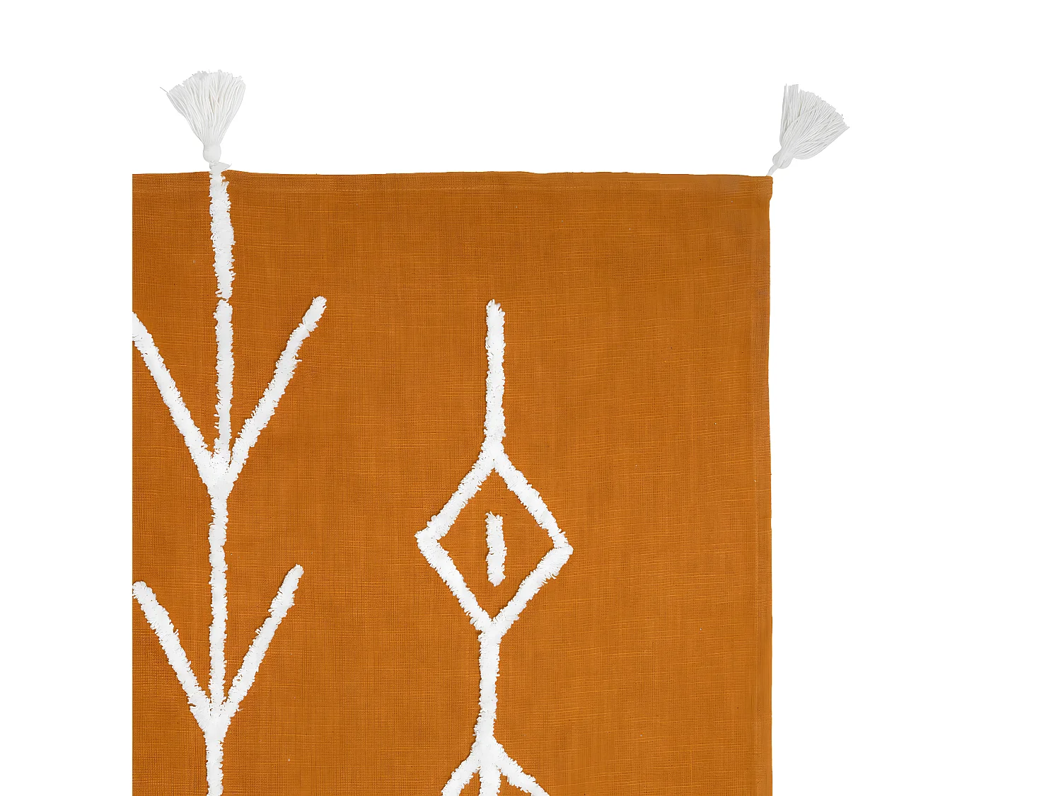 Colcha de cama con motivos étnicos 180 x 130 cm